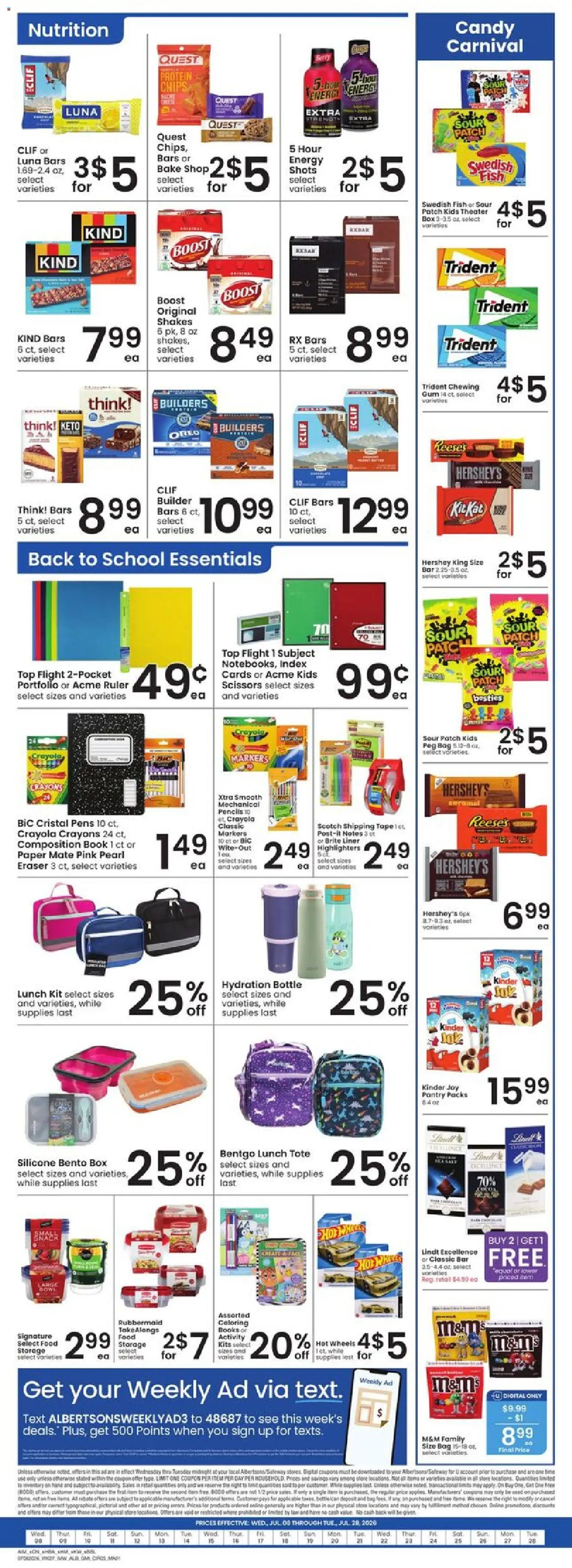 The new Albertsons flyer is now online. See all July offers on your mobile and save! | United States