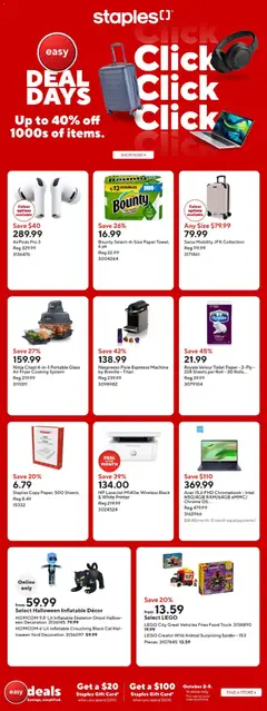 Staples Staples weekly flyer