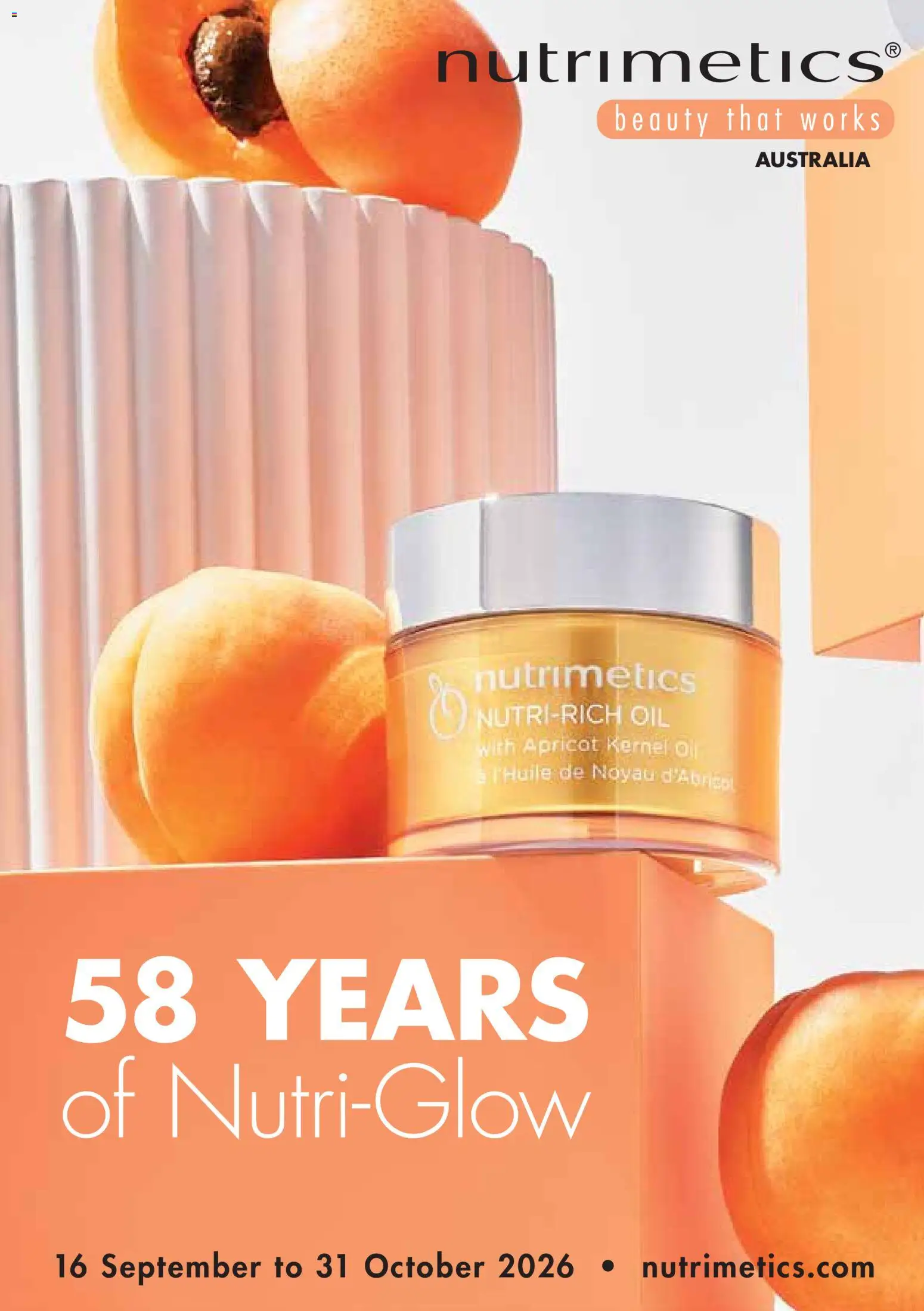 Nutrimetics 58 Years of Nutri-Glow Catalogue in Australia