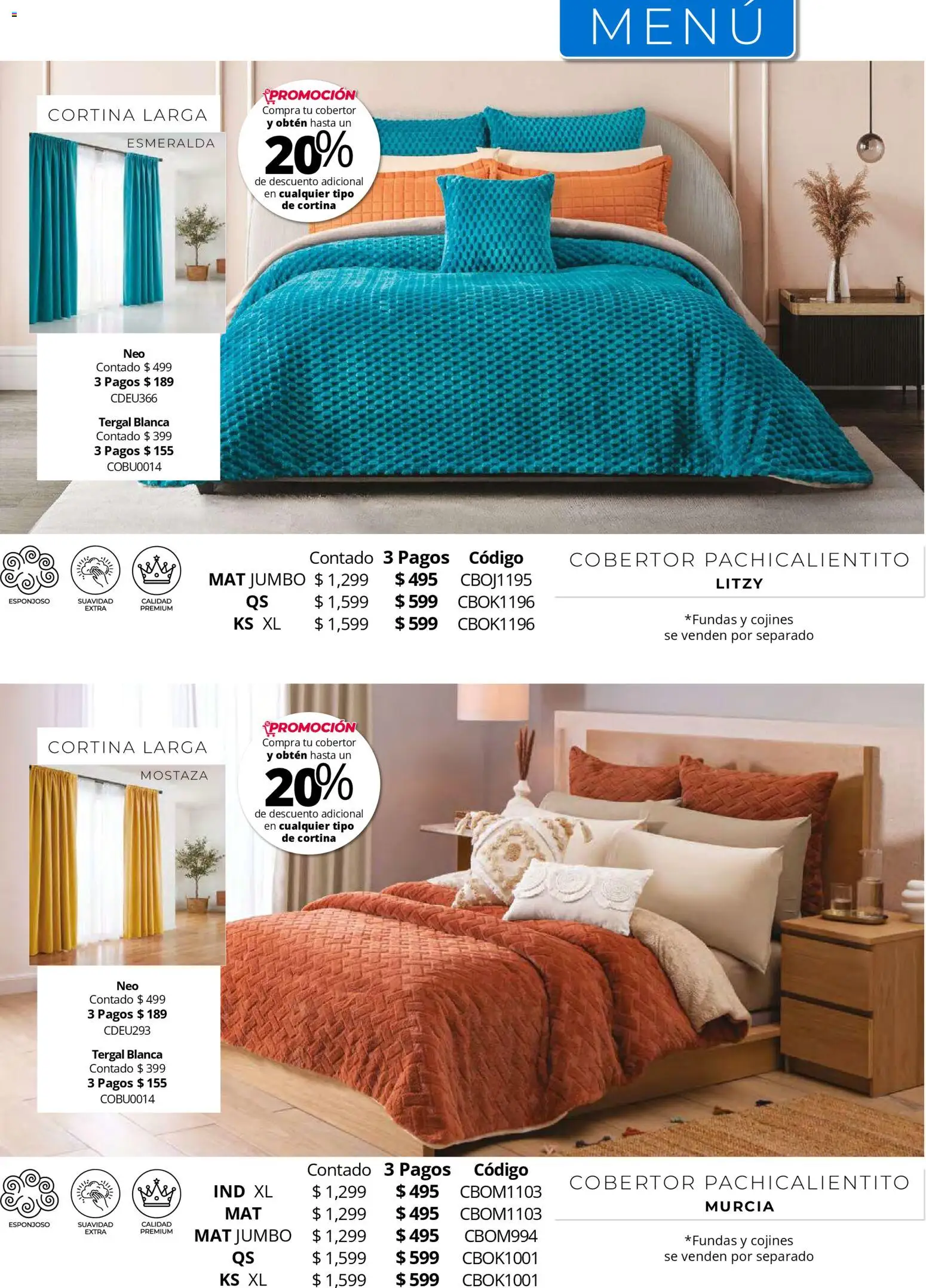 ¡El último » catálogo de Colchas Concord para Julio « está aquí! Descubre las SUPER OFERTAS. | México