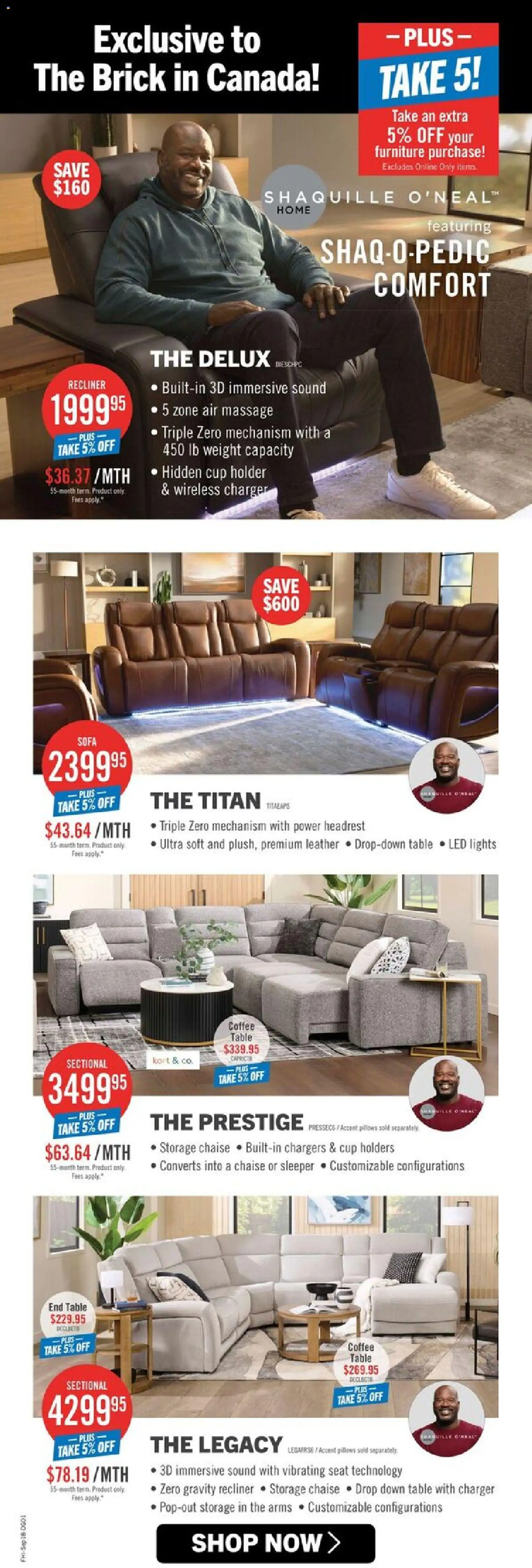 The Brick weekly flyer / circulaire Flyer in Canada