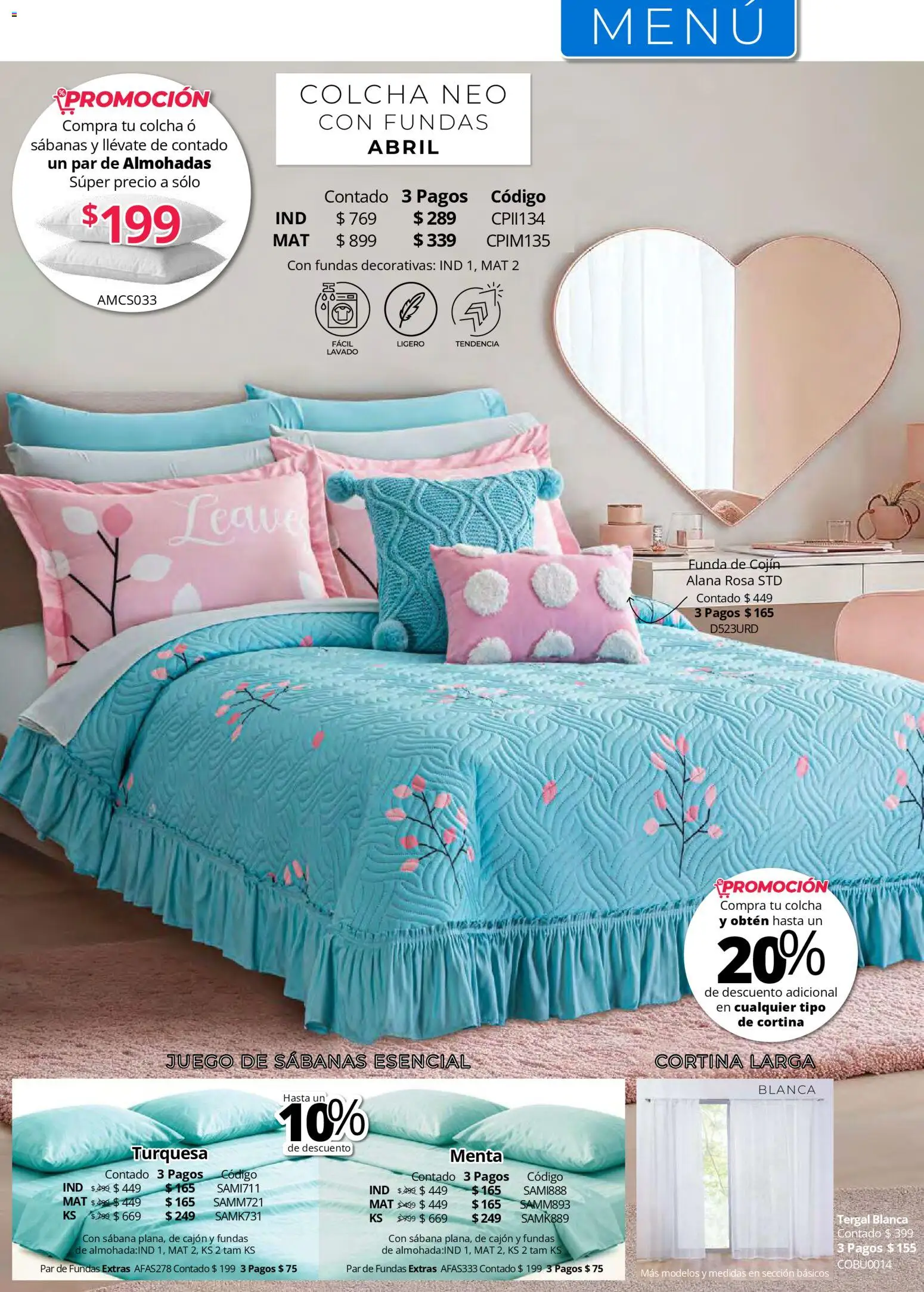 ¡El último » catálogo de Colchas Concord para Julio « está aquí! Descubre las SUPER OFERTAS. | México
