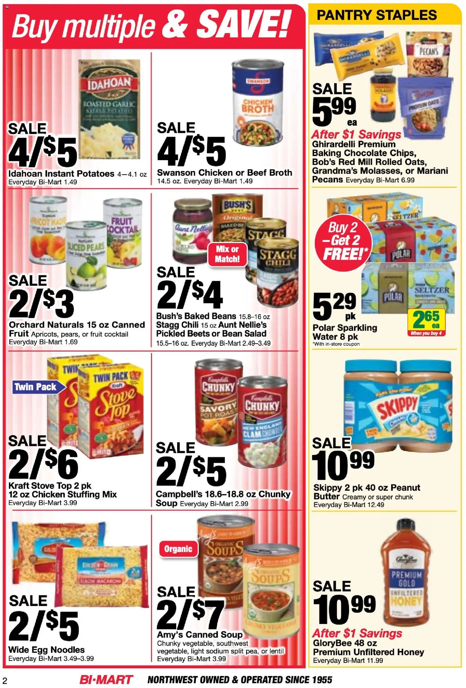 Bi-Mart Membership Savings Book Weekly Ad in United States