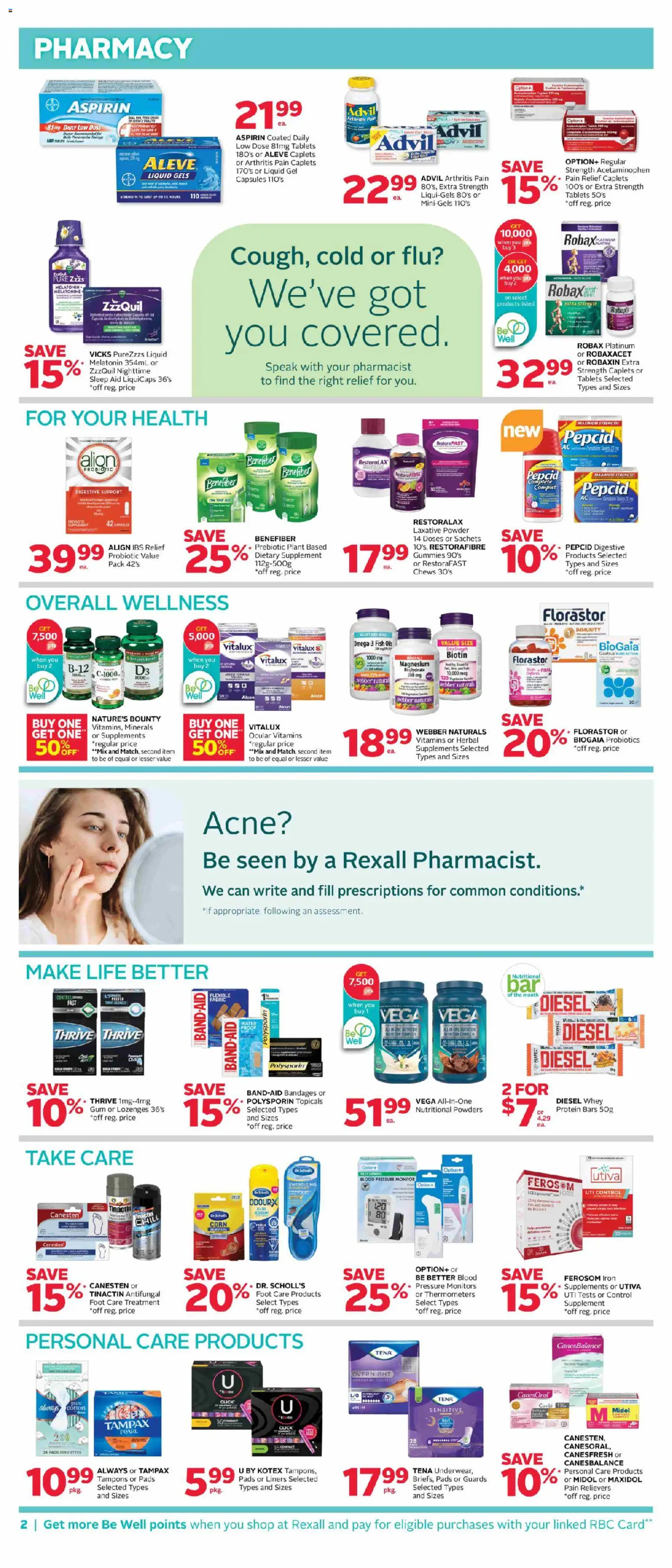 Rexall weekly flyer / circulaire Flyer in Canada