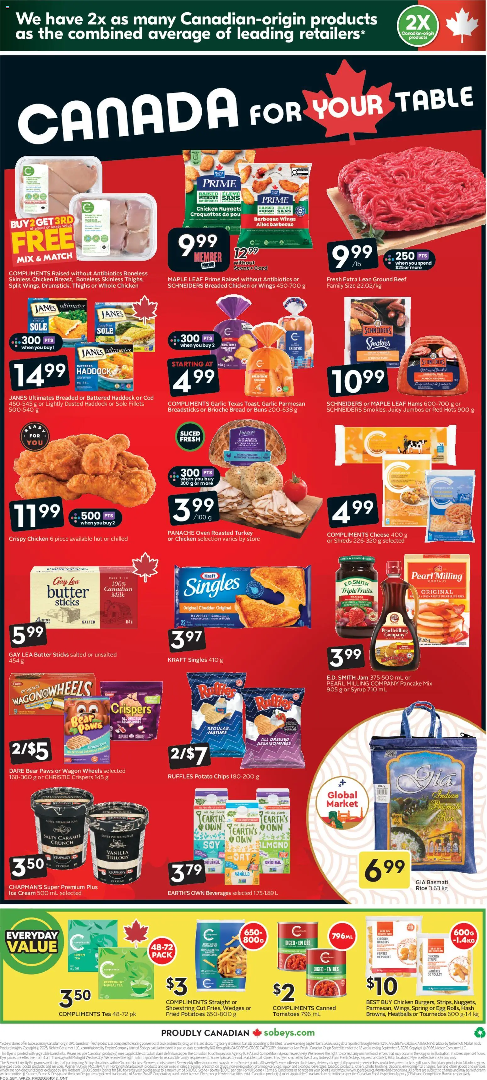Sobeys weekly flyer / circulaire Flyer in Canada