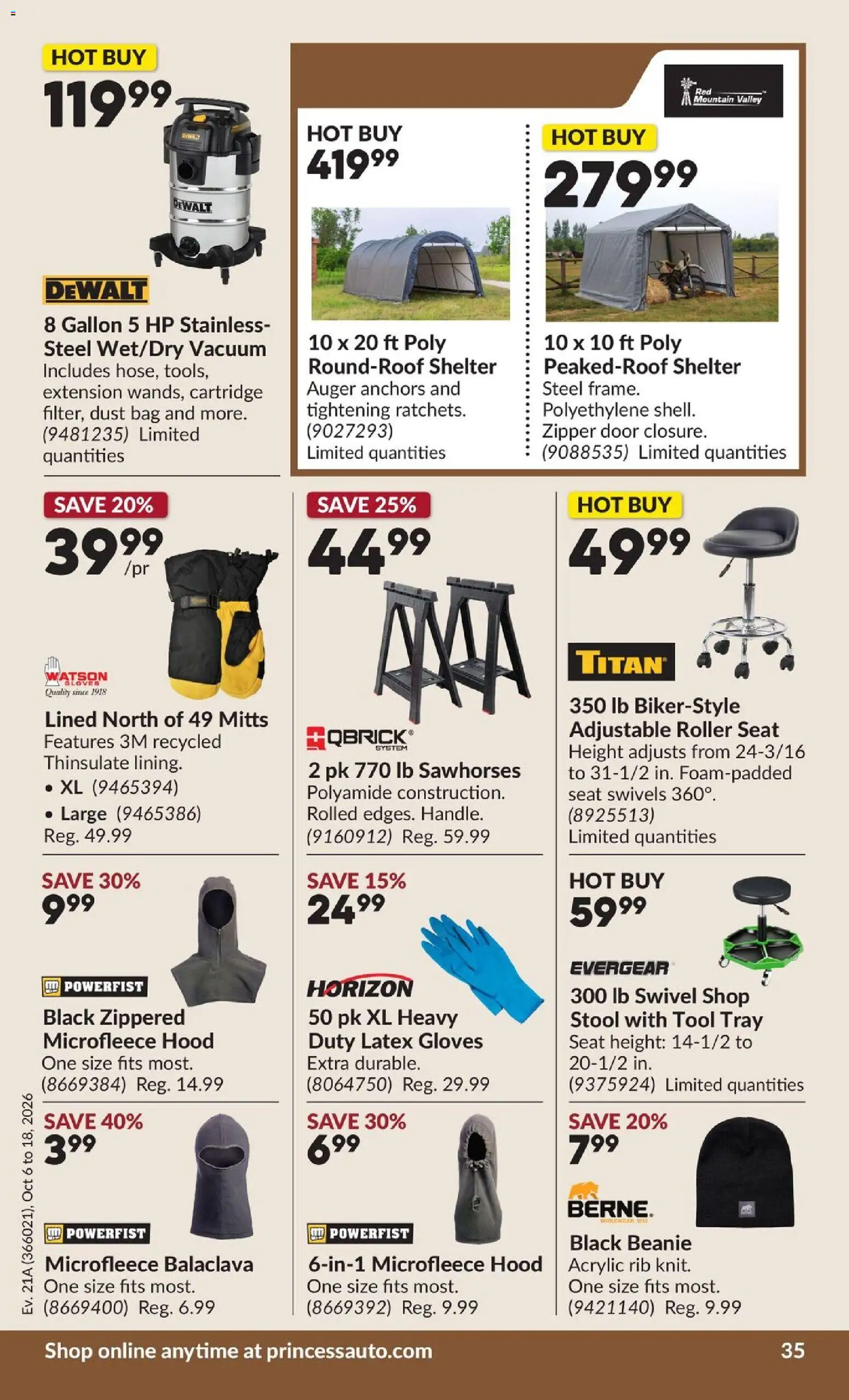 Princess Auto flyer - 2 Week Sale! Flyer in Canada