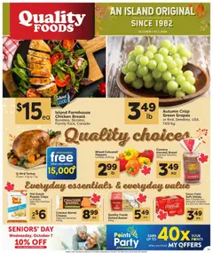 Quality-foods Quality Foods weekly flyer / circulaire