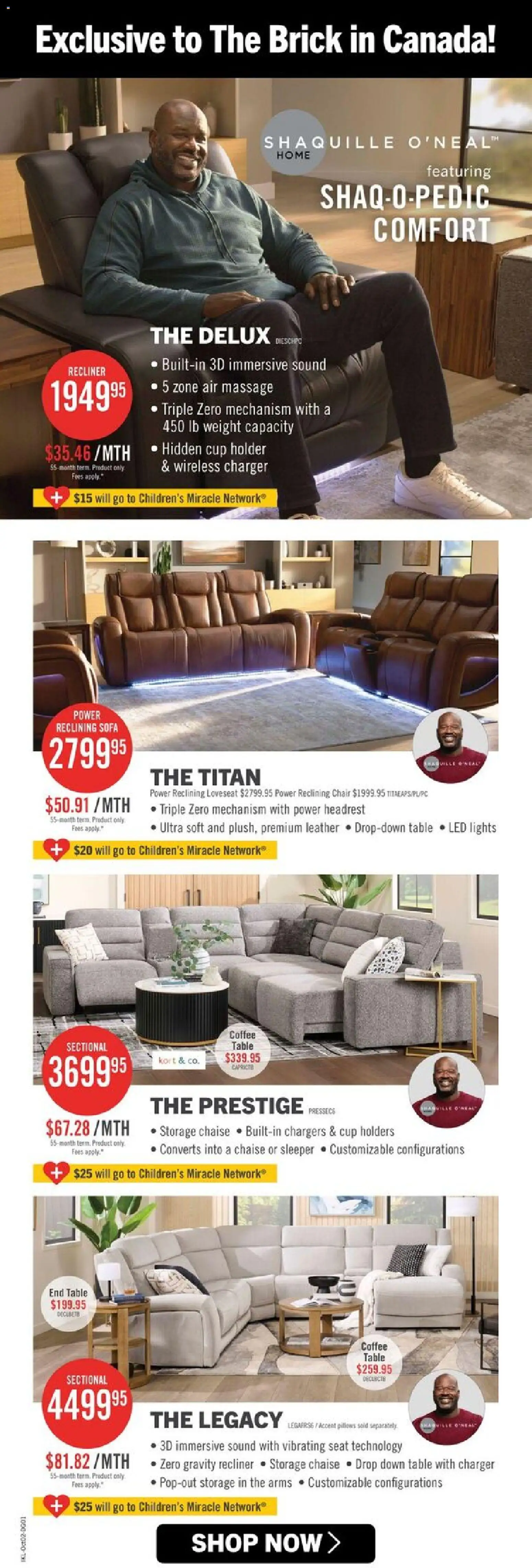 The Brick weekly flyer / circulaire Flyer in Canada