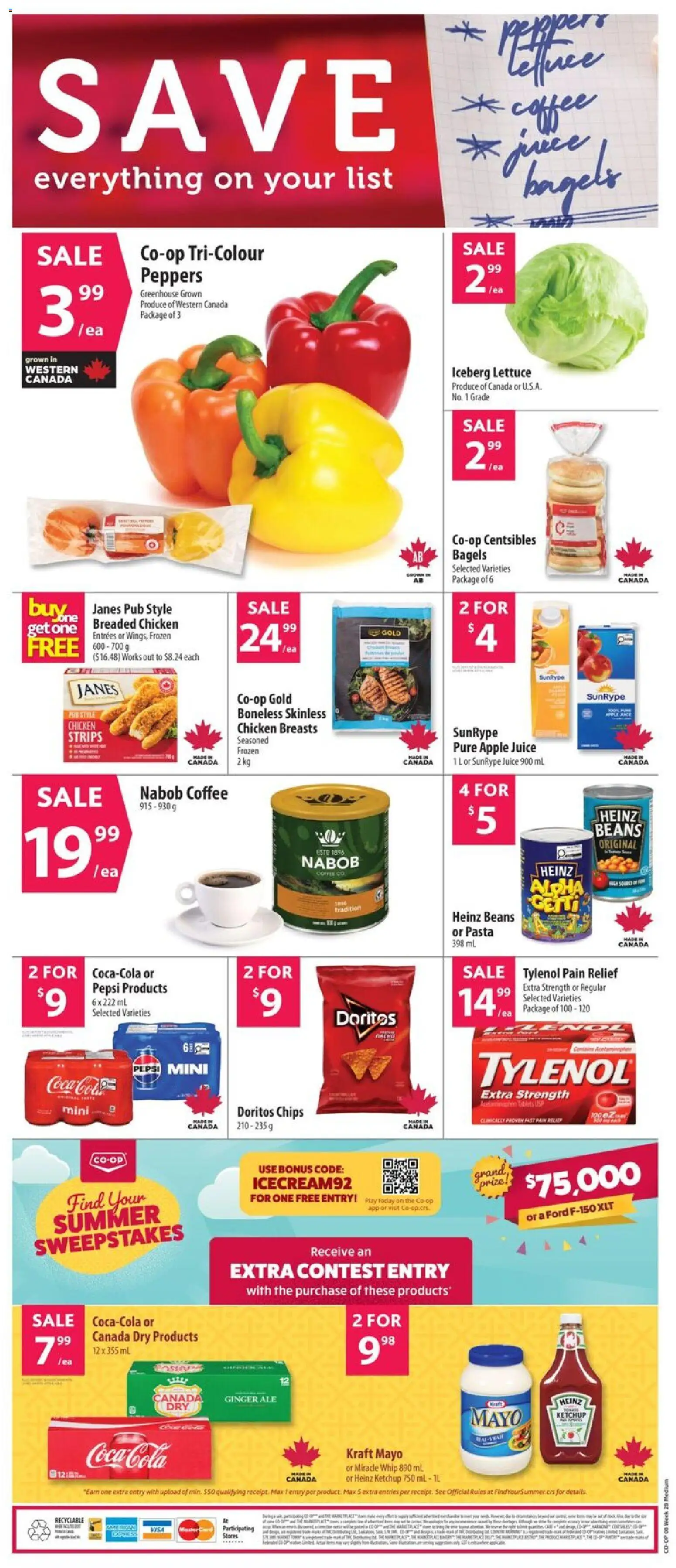 Co-op Food Flyer from Jul 9, 2026 - Unlock Huge Savings | Canada