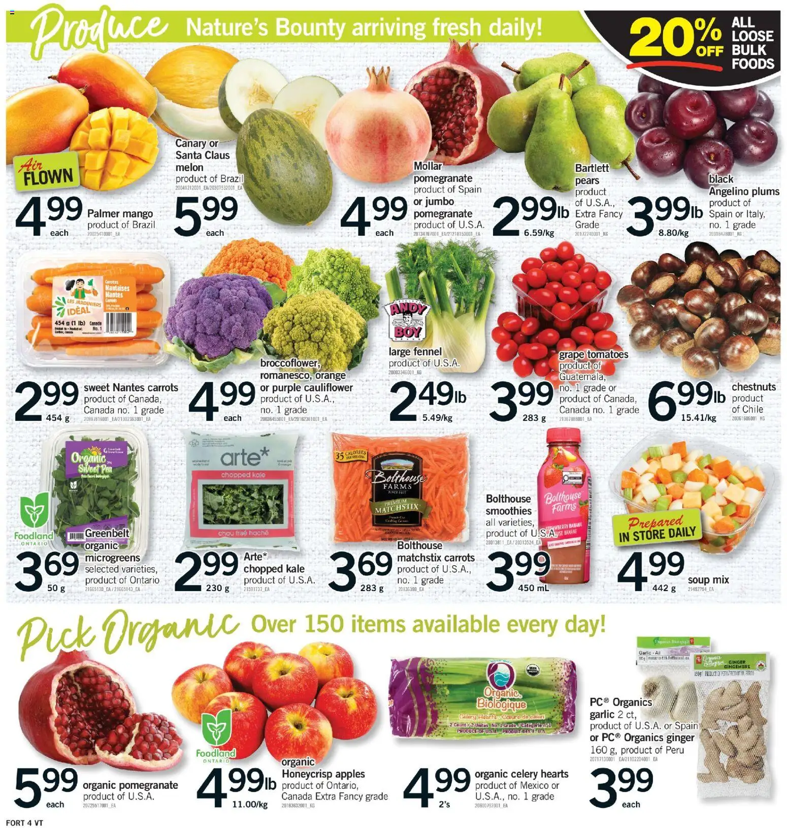 Fortinos weekly flyer / circulaire Flyer in Canada