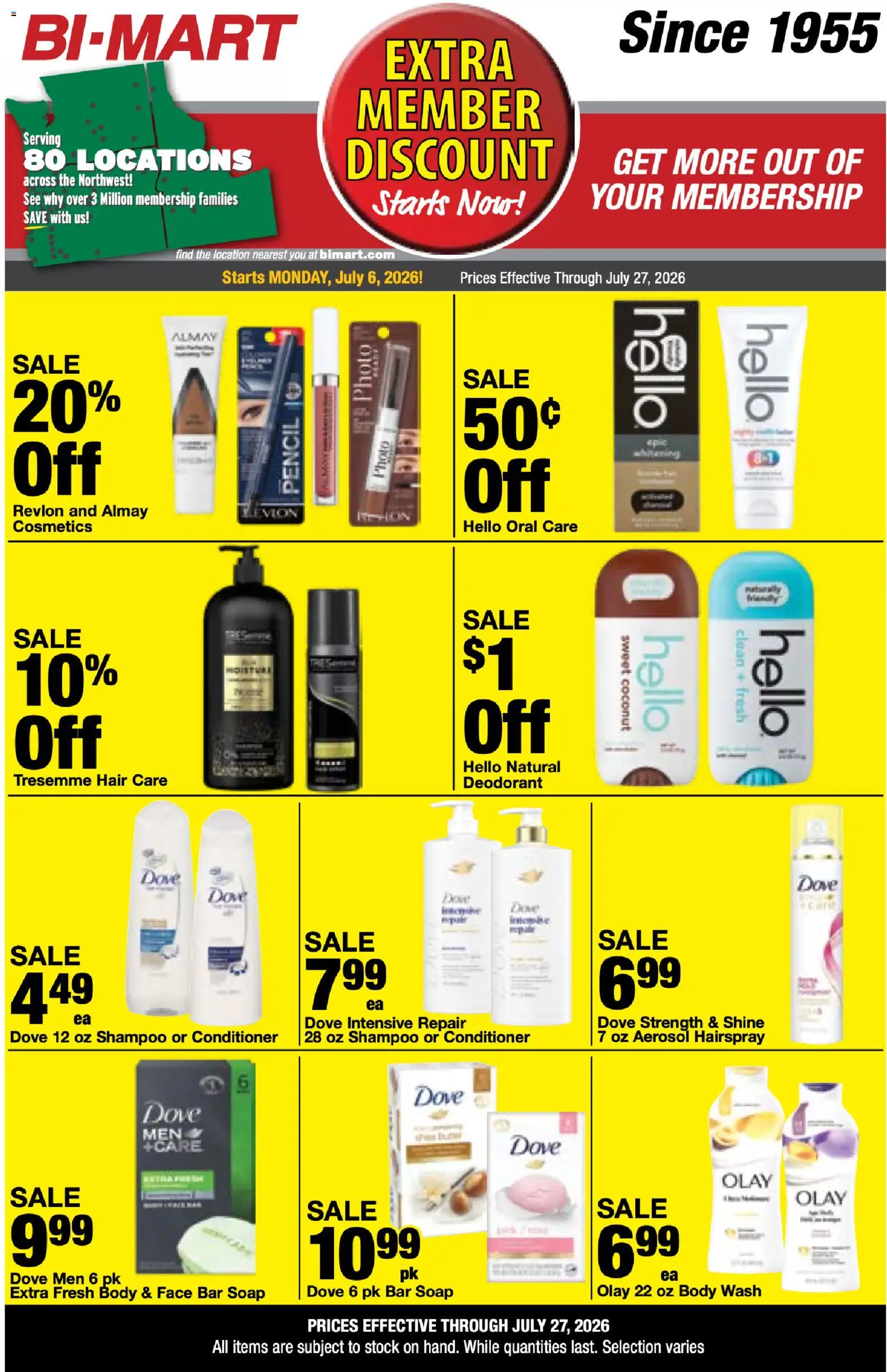 The new Bi-Mart flyer is now online. See all July offers on your mobile and save! | United States
