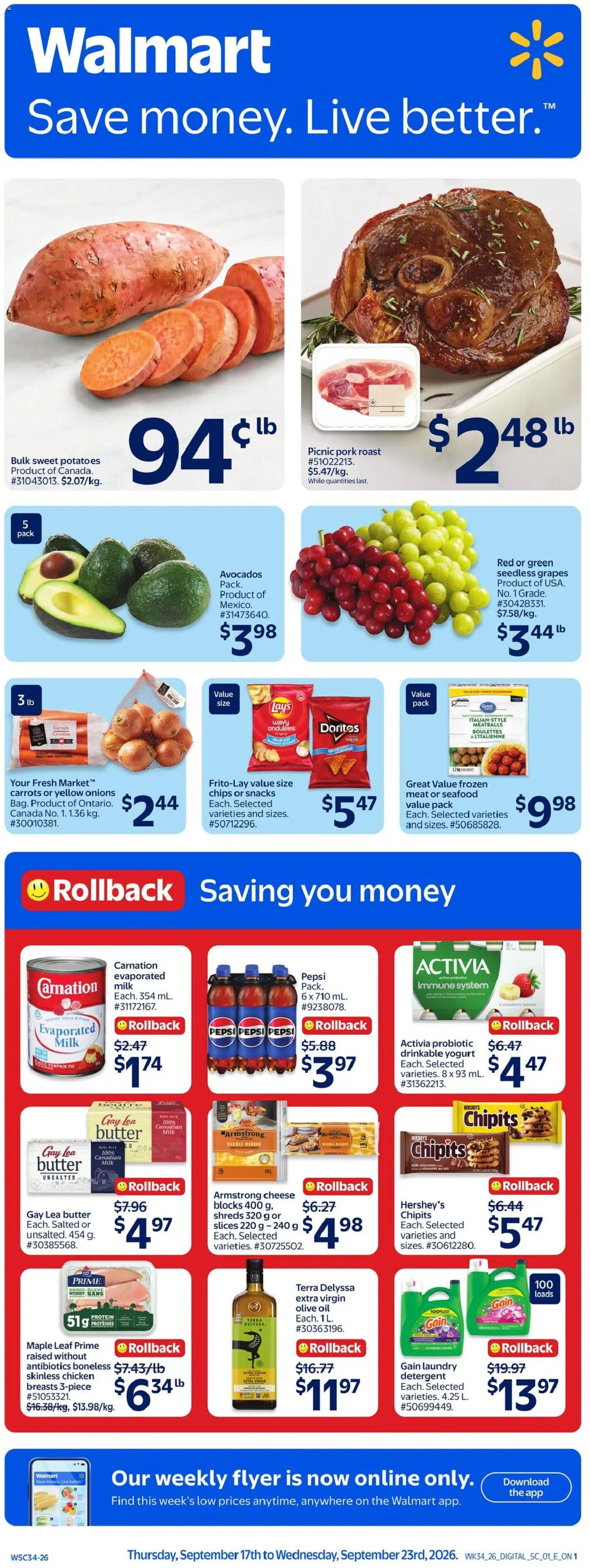 Walmart weekly flyer Flyer in Canada