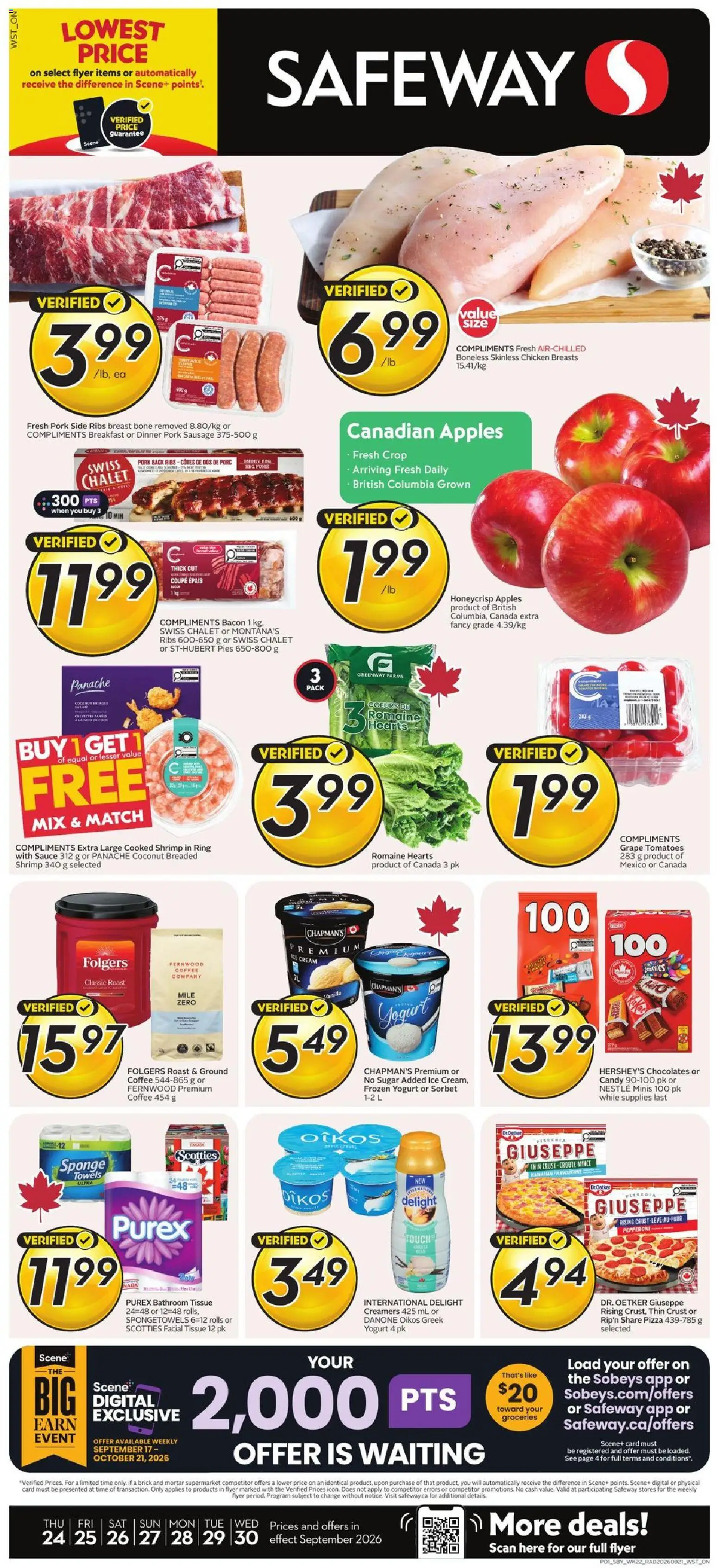 Safeway weekly flyer / circulaire Flyer in Canada