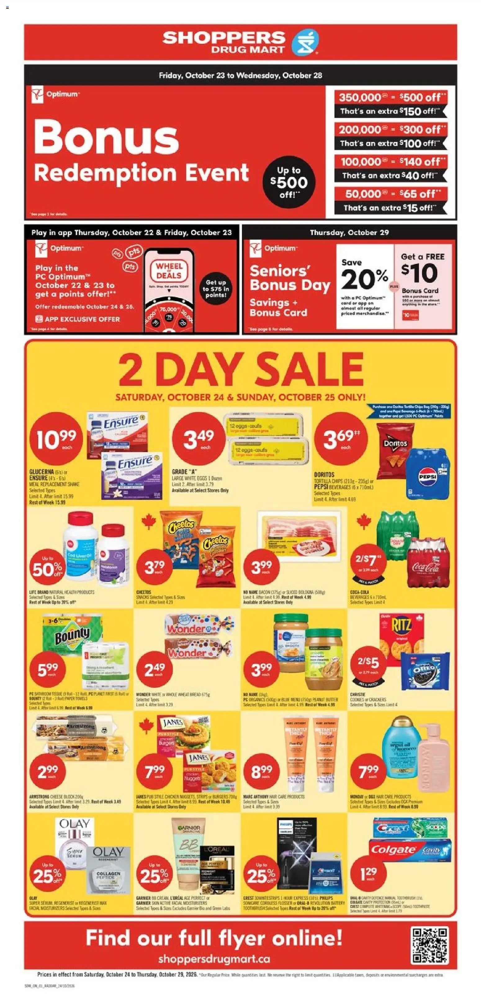 Shoppers weekly flyer / circulaire Flyer in Canada