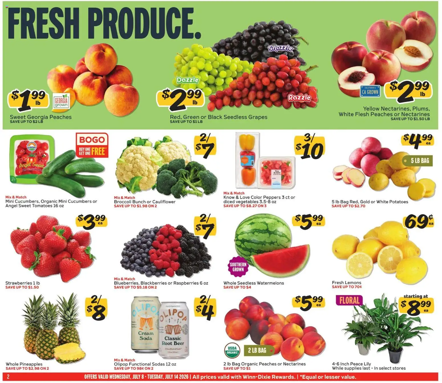 The new Winn Dixie flyer is now online. See all July offers on your mobile and save! | United States
