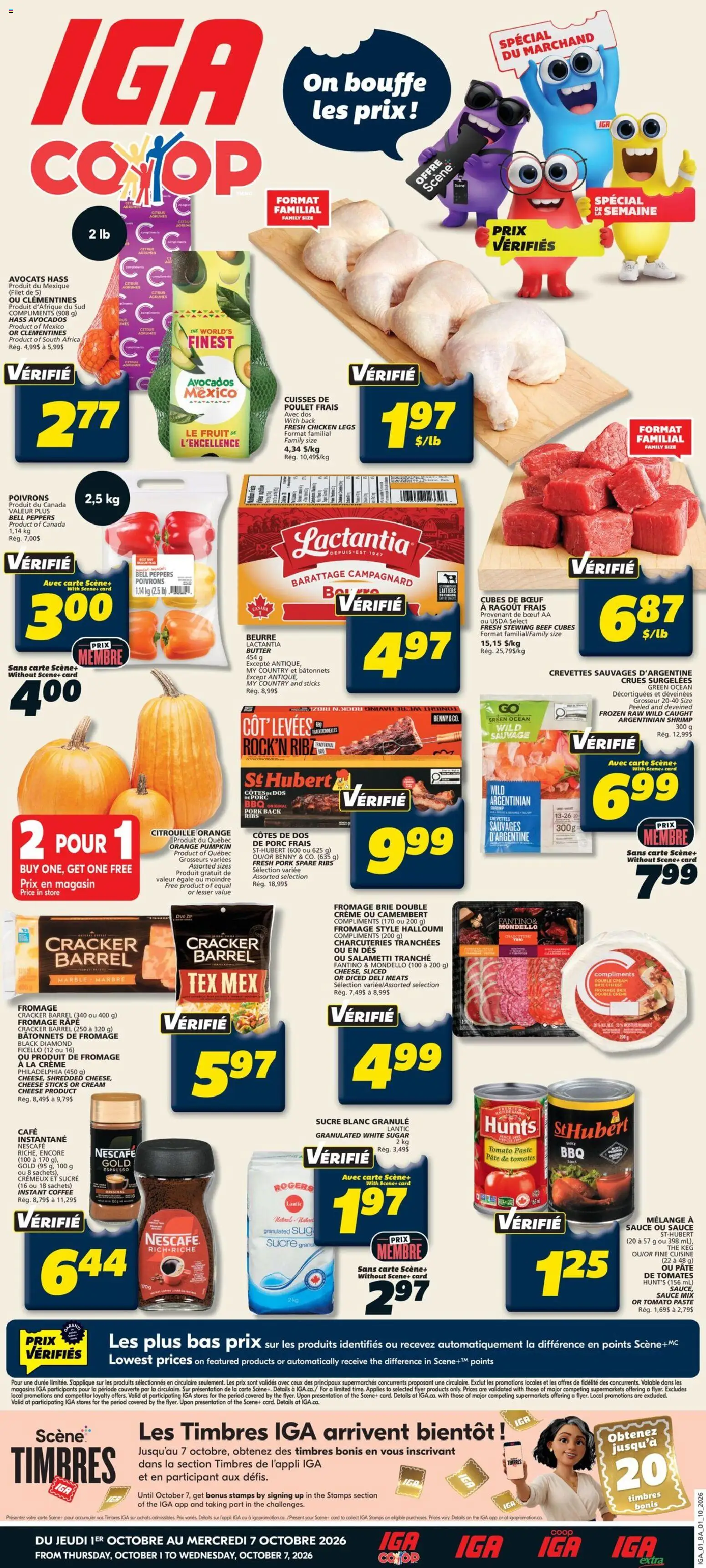 IGA weekly flyer / circulaire Flyer in Canada