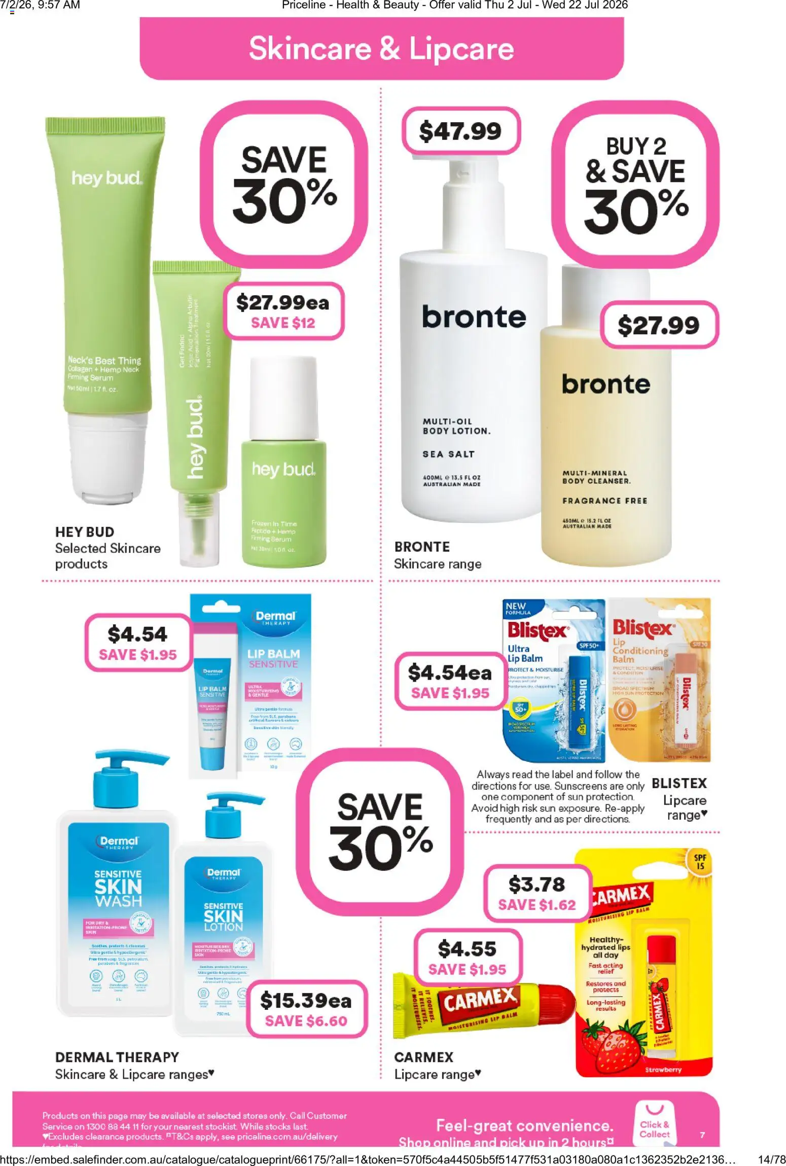 Latest Priceline Pharmacy catalogue valid from 02/07/2026 is available here?Save now! | Australia