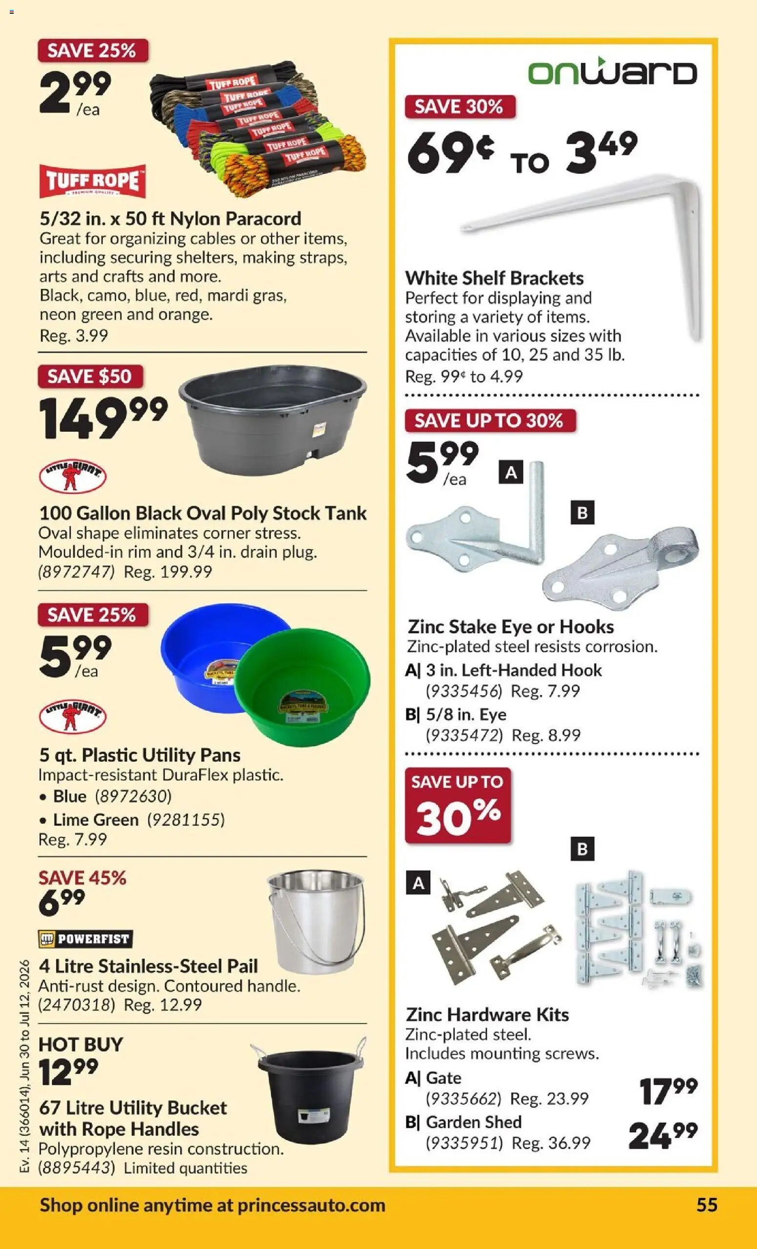 Princess Auto Flyer from Jun 30, 2026 - Unlock Huge Savings | Canada