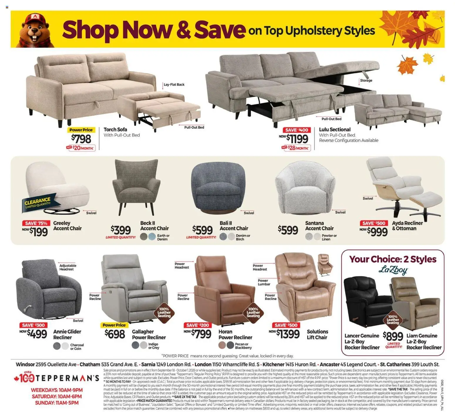 Tepperman`s weekly flyer / circulaire Flyer in Canada