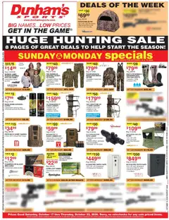 Dunhams-sports Dunham`s Sports Weekly Ad