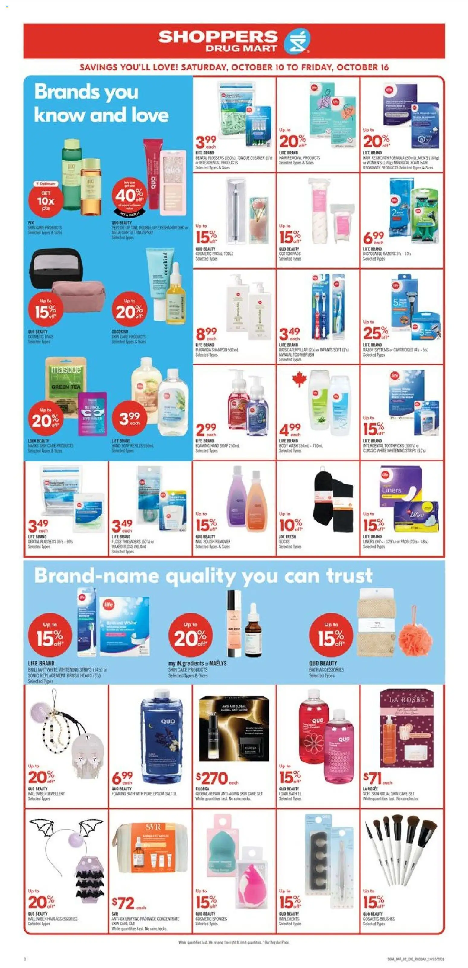 Shoppers weekly flyer / circulaire Flyer in Canada
