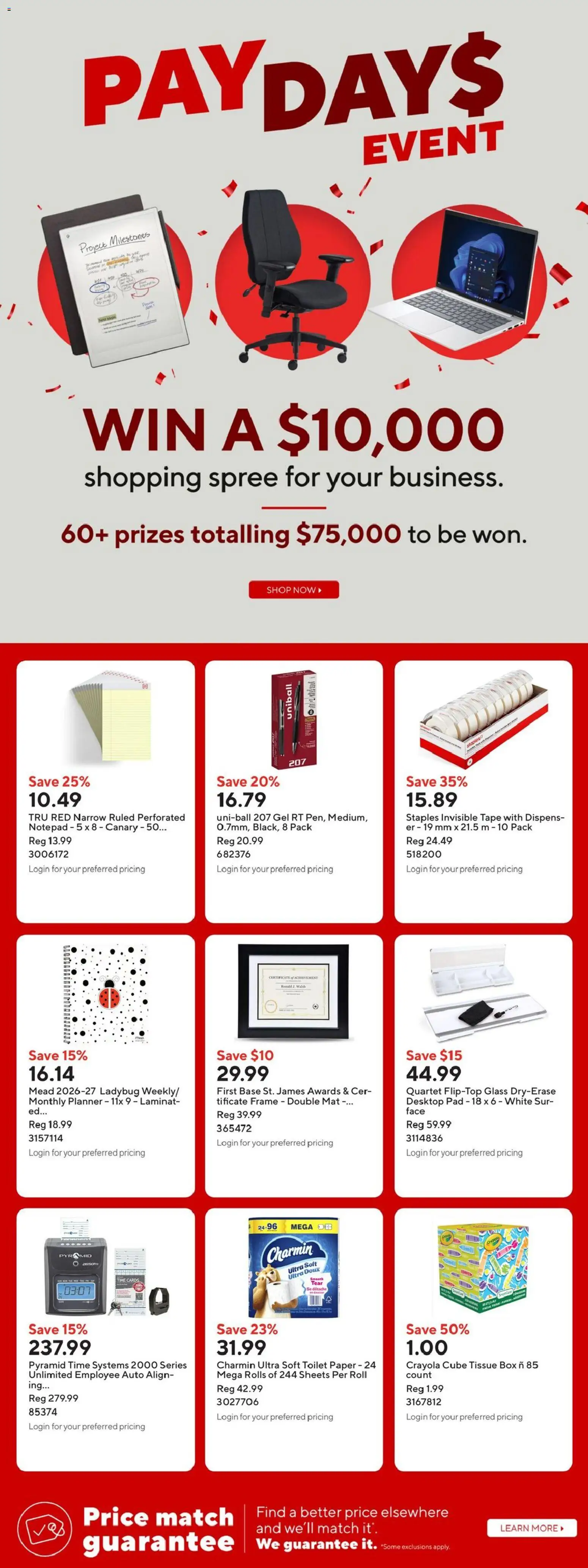Staples weekly flyer Flyer in Canada
