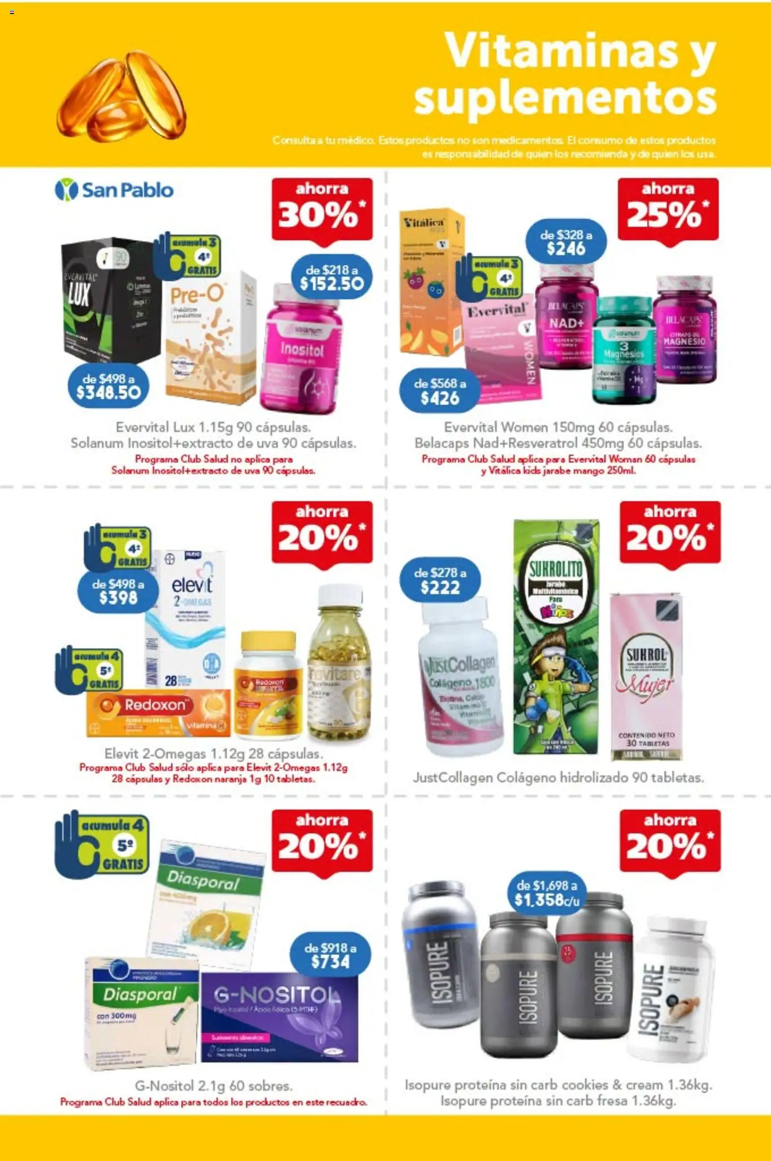 Farmacia San Pablo catálogo Folleto in México