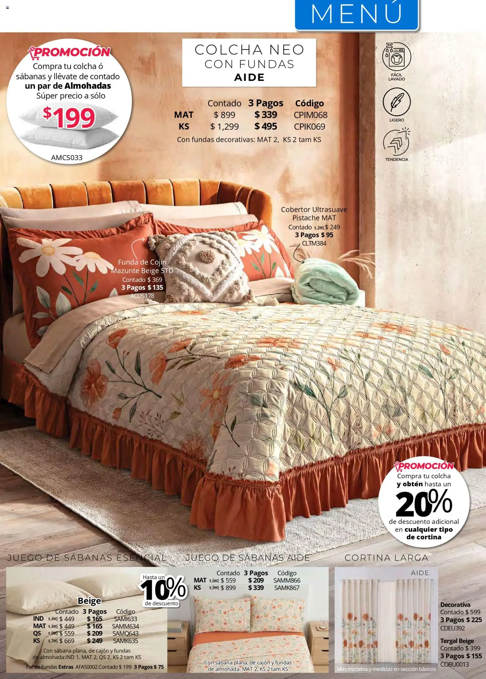 ¡El último » catálogo de Colchas Concord para Julio « está aquí! Descubre las SUPER OFERTAS. | México