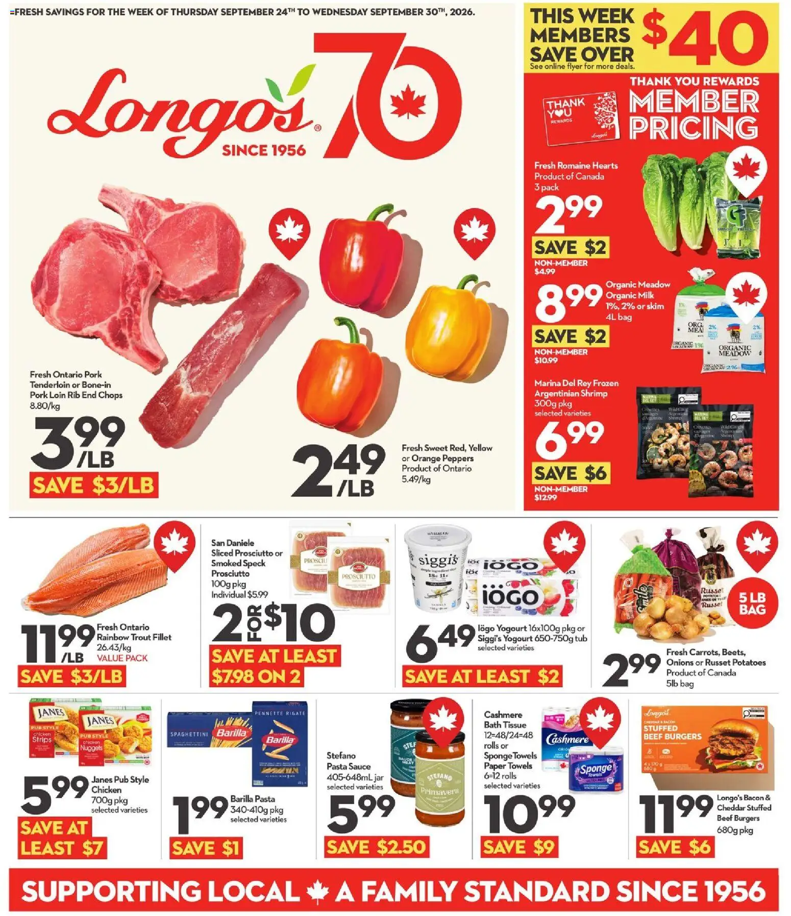Longo`s weekly flyer / circulaire Flyer in Canada