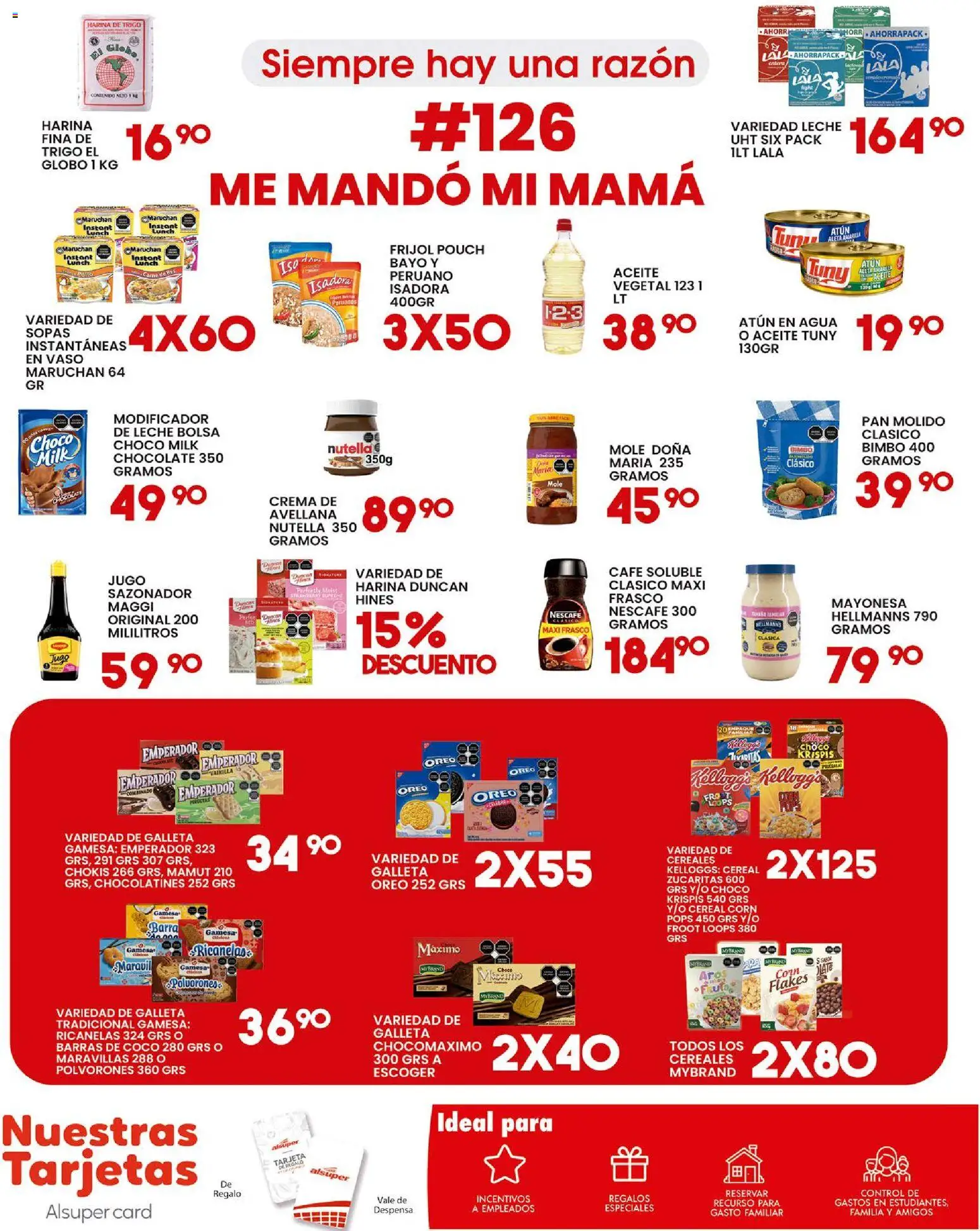 Alsuper folleto Folleto in México