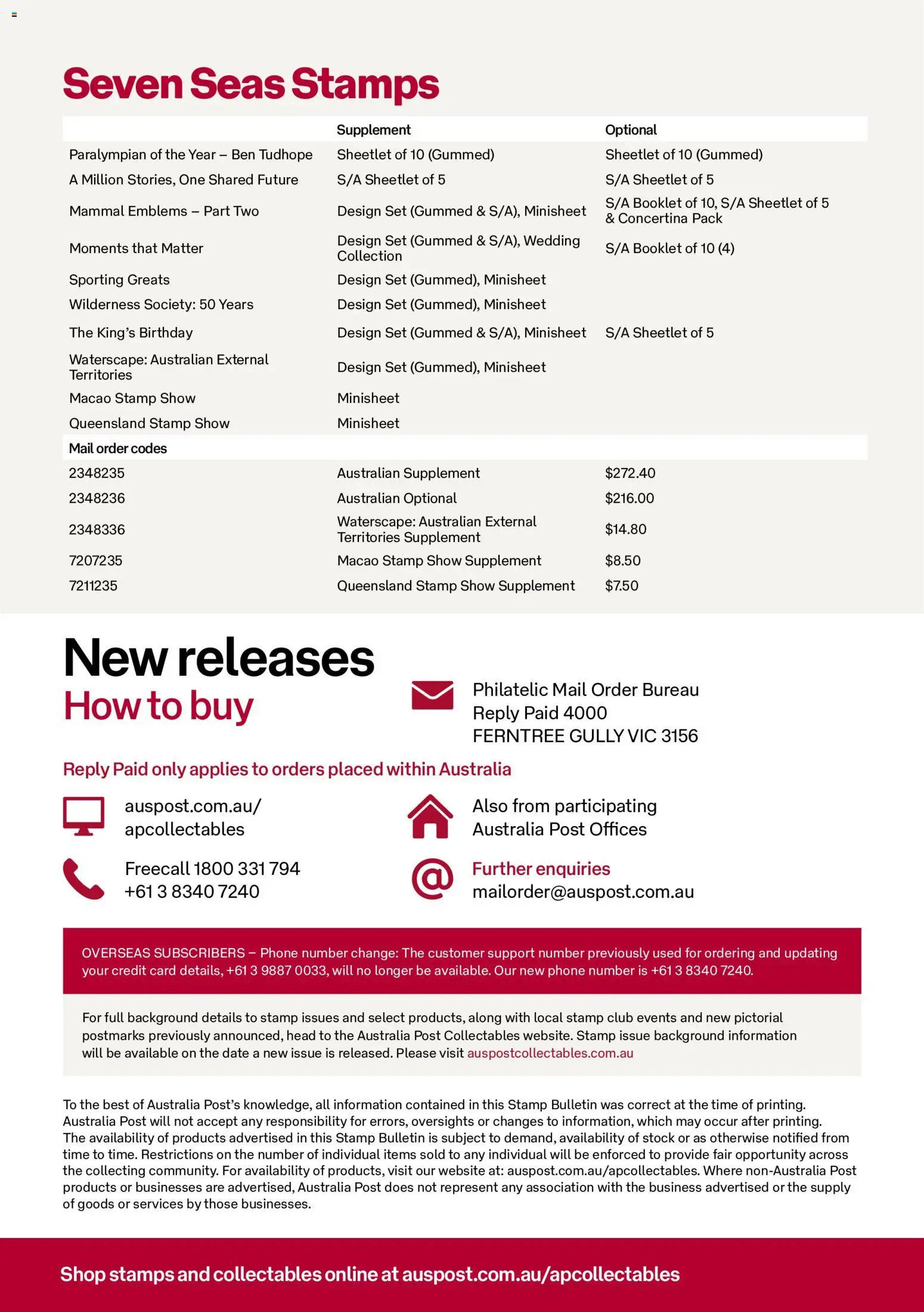 Australia Post catalogue Catalogue in Australia