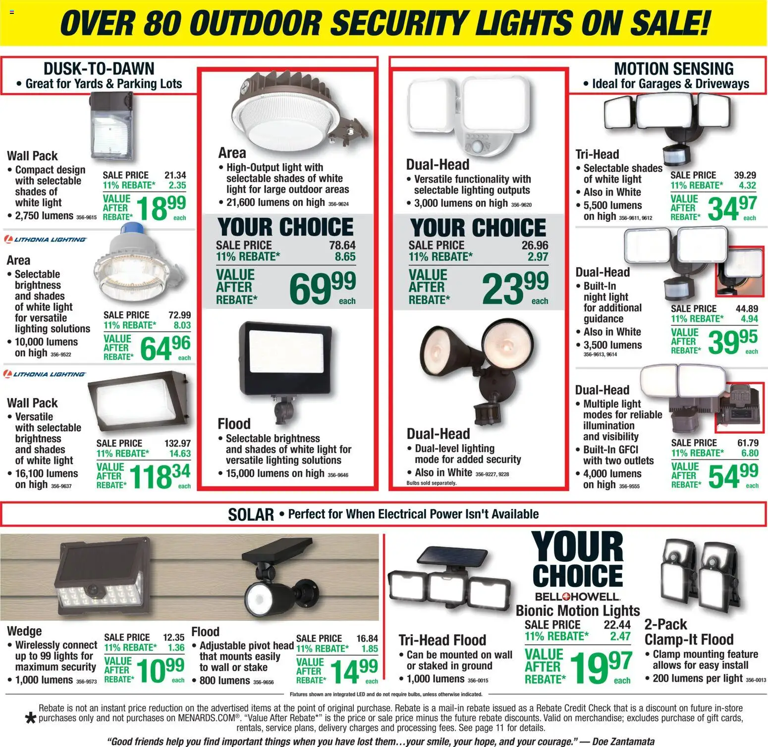 Menards Weekly Ad Weekly Ad in United States