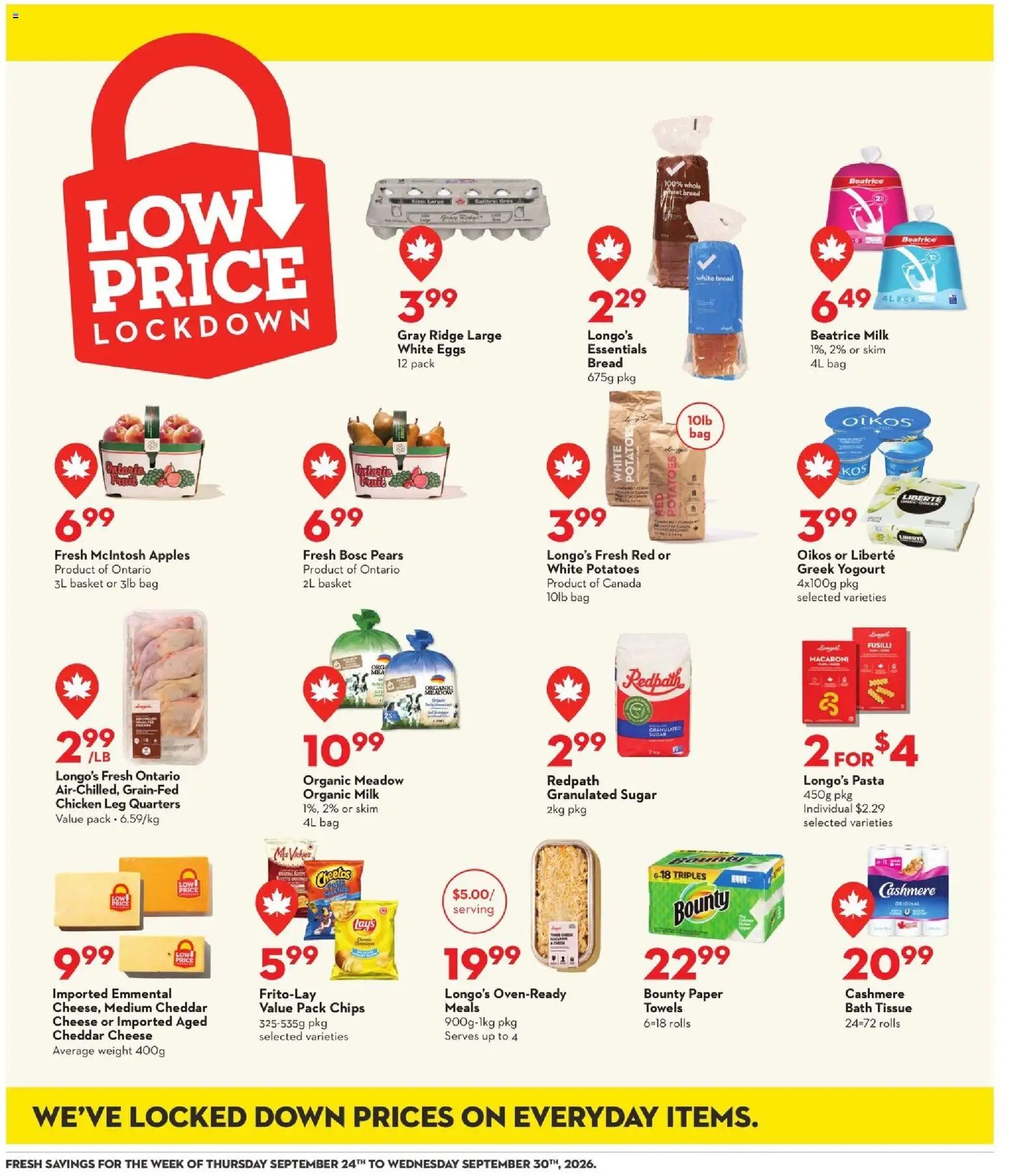 Longo`s weekly flyer / circulaire Flyer in Canada