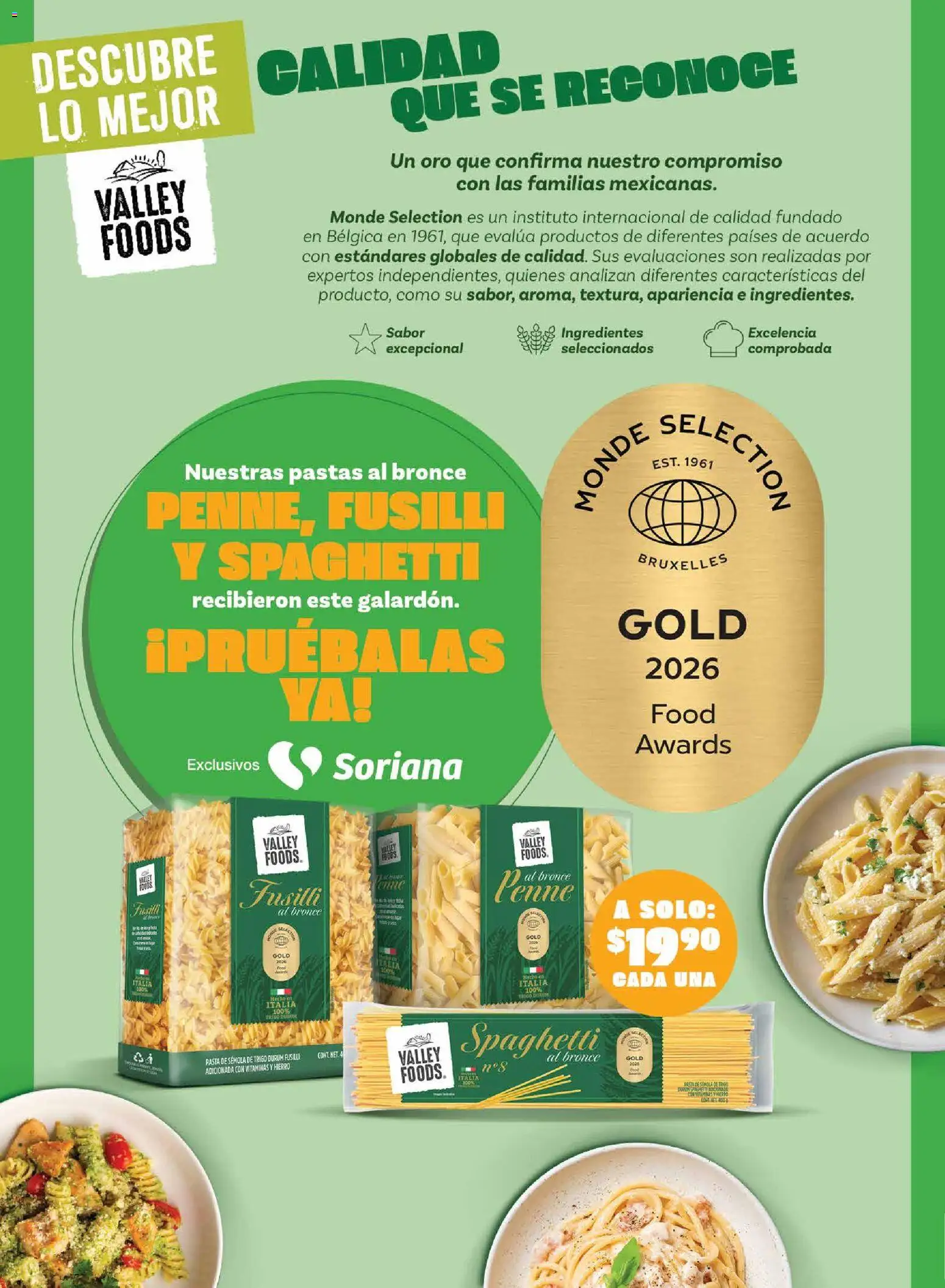 Soriana Descubre lo mejor al mejor precio Súper Nacional Folleto in México