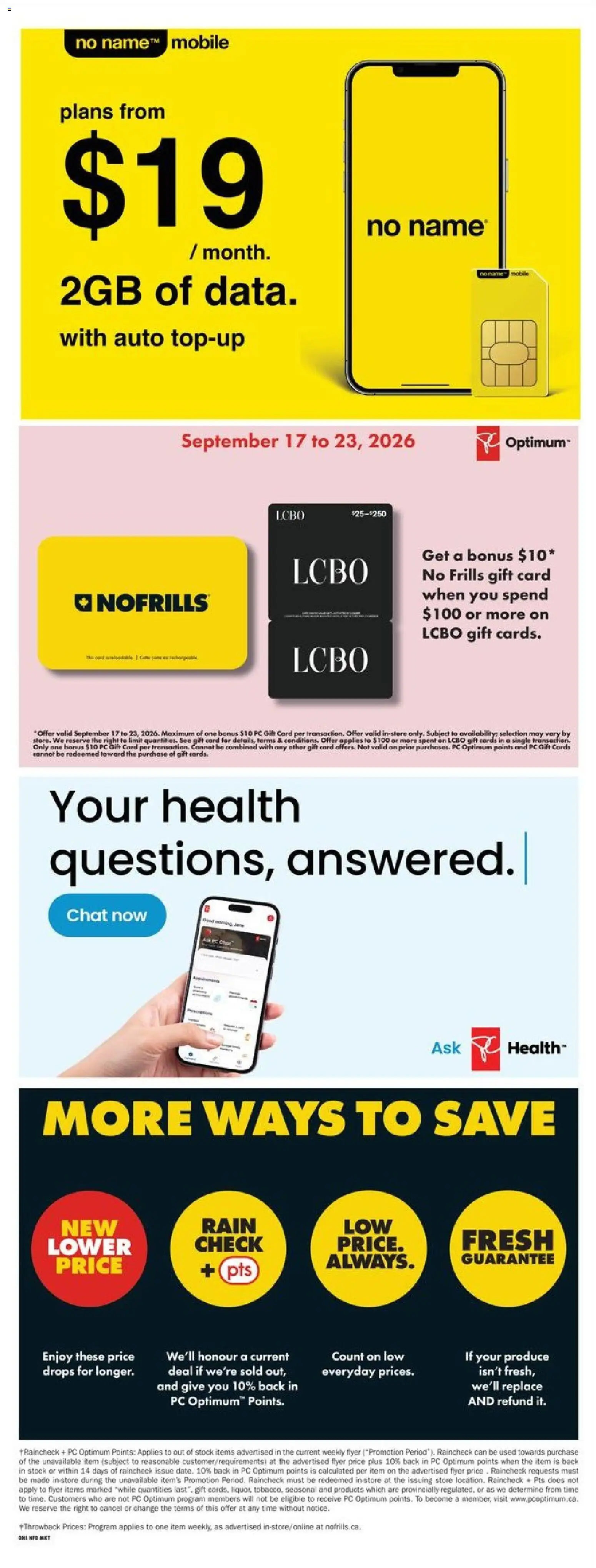 No Frills weekly flyer / circulaire Flyer in Canada