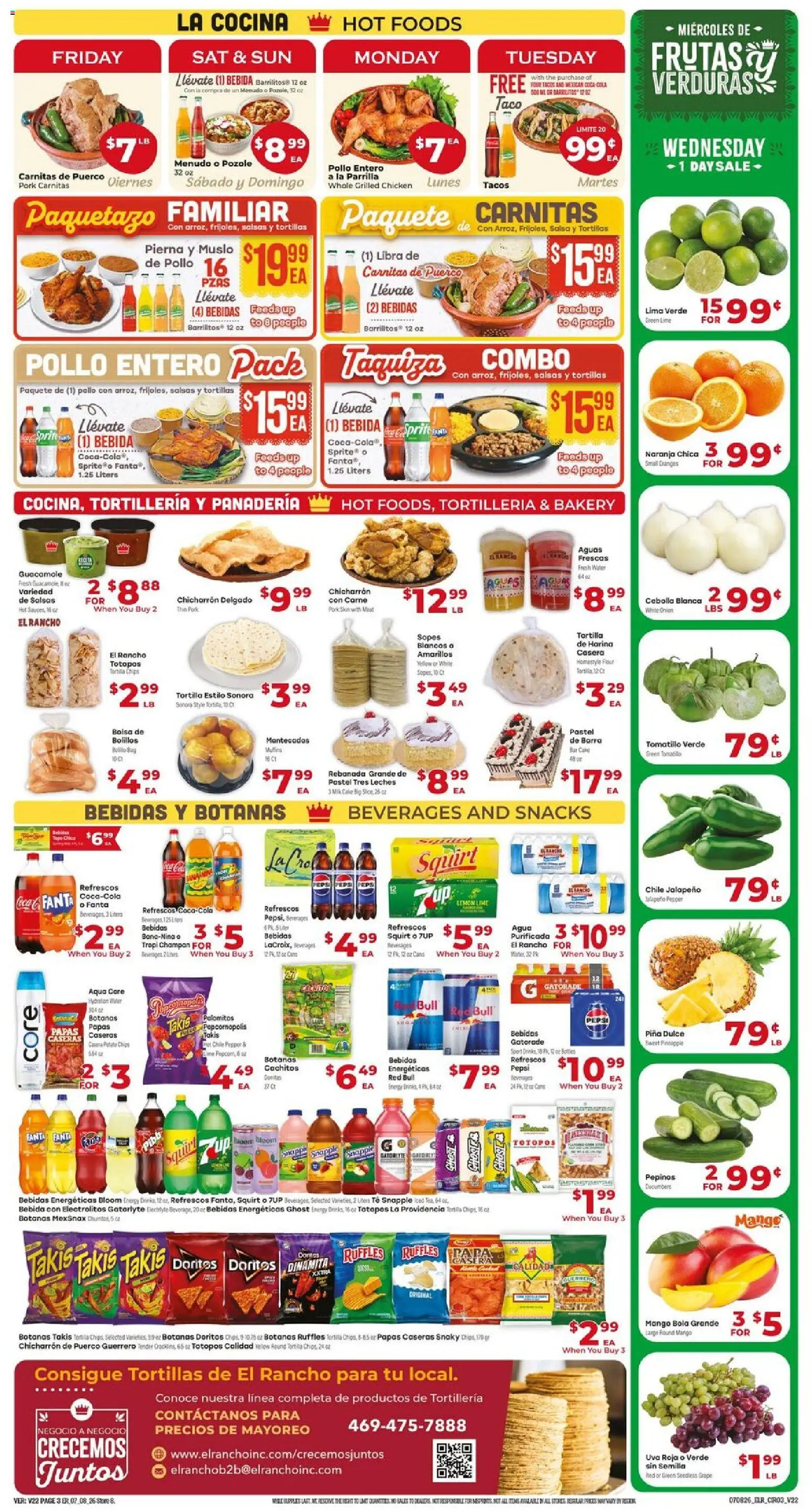 The new El Rancho flyer is now online. See all July offers on your mobile and save! | United States
