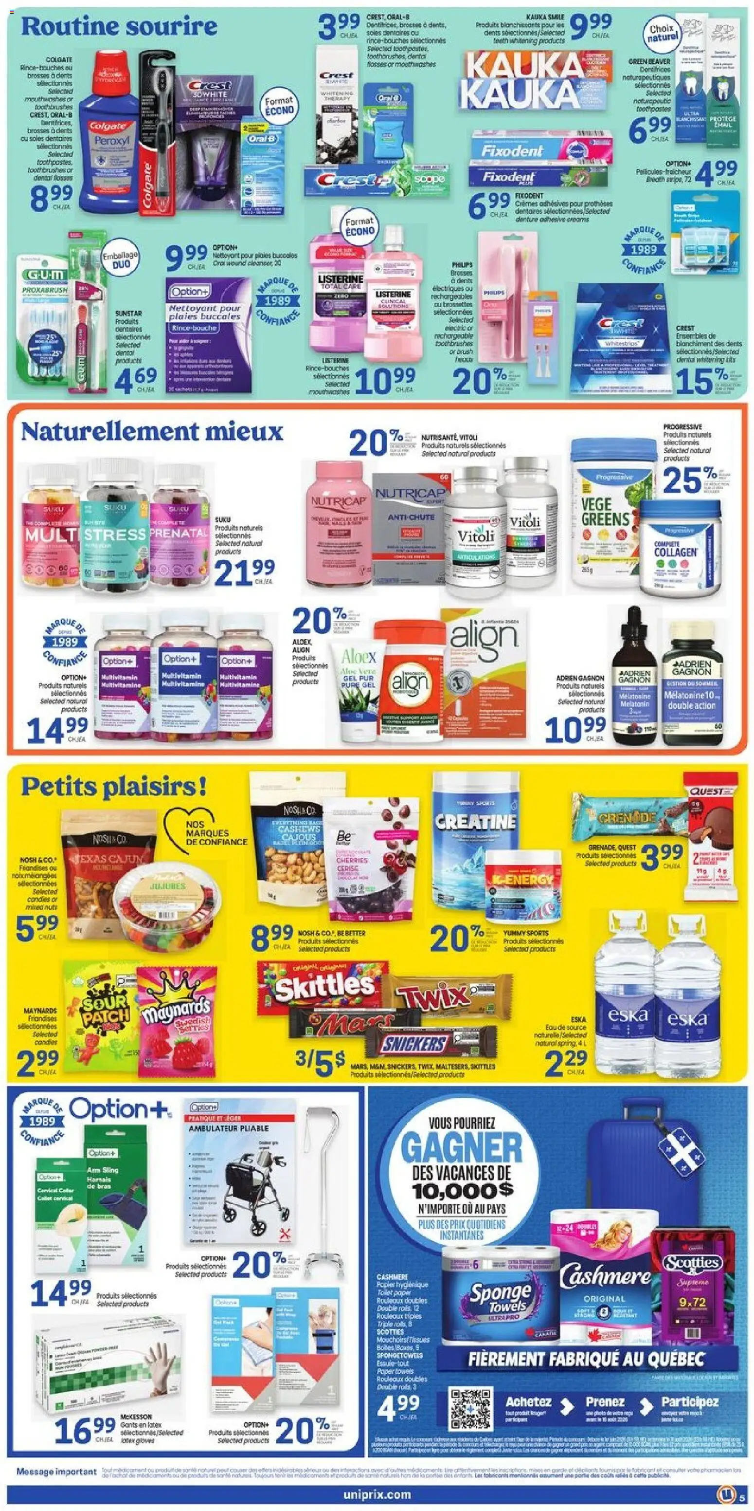 Uniprix Flyer from Jul 9, 2026 - Unlock Huge Savings | Canada