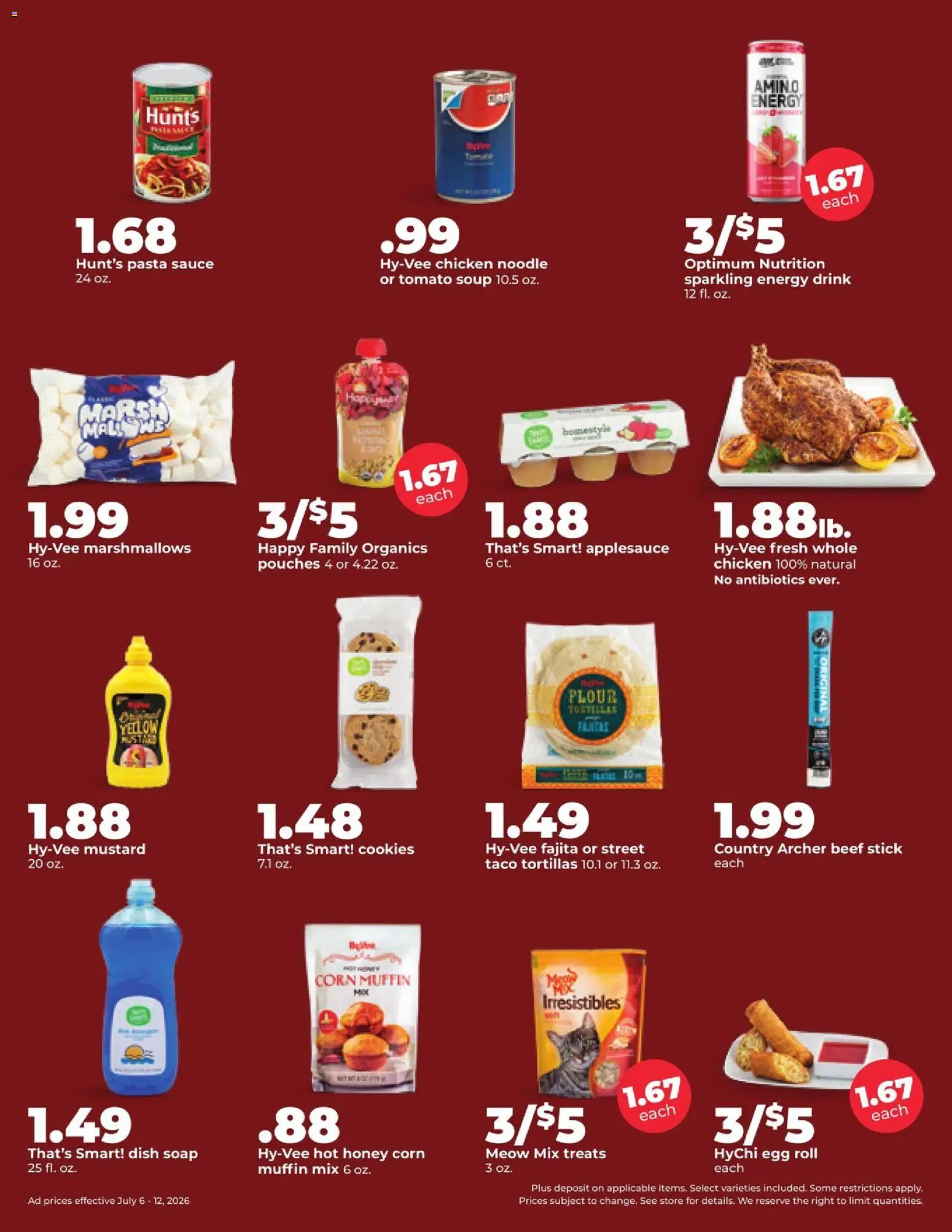 The new HyVee flyer is now online. See all July offers on your mobile and save! | United States