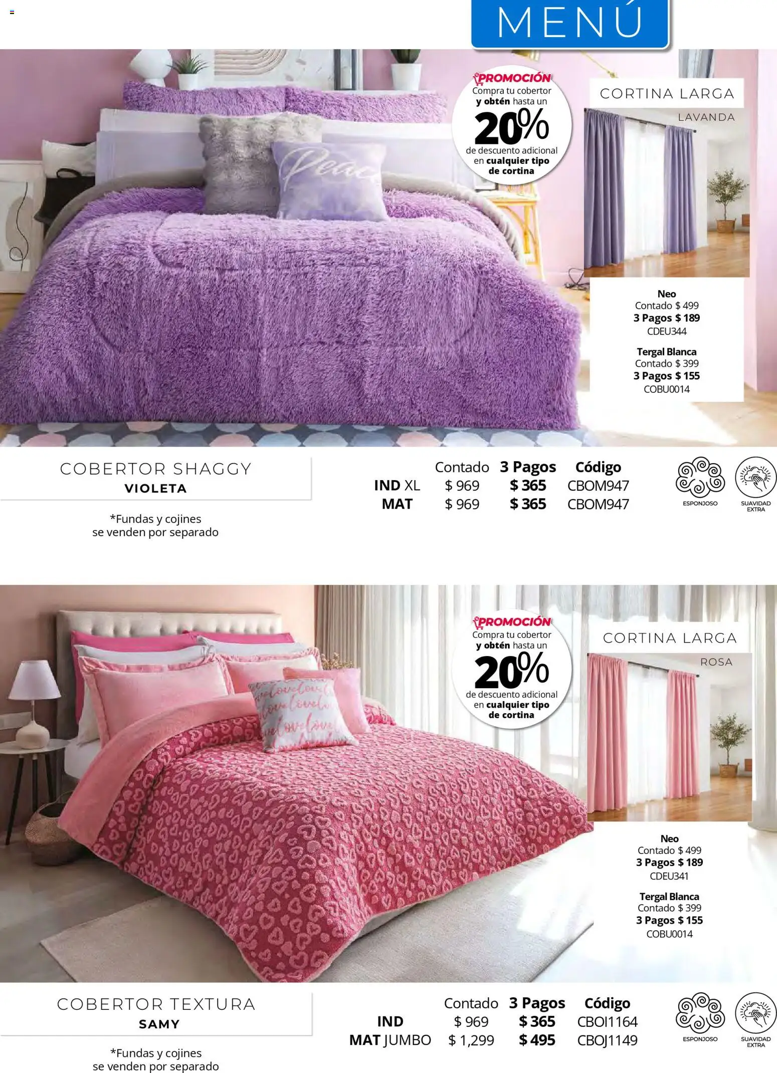 ¡El último » catálogo de Colchas Concord para Julio « está aquí! Descubre las SUPER OFERTAS. | México