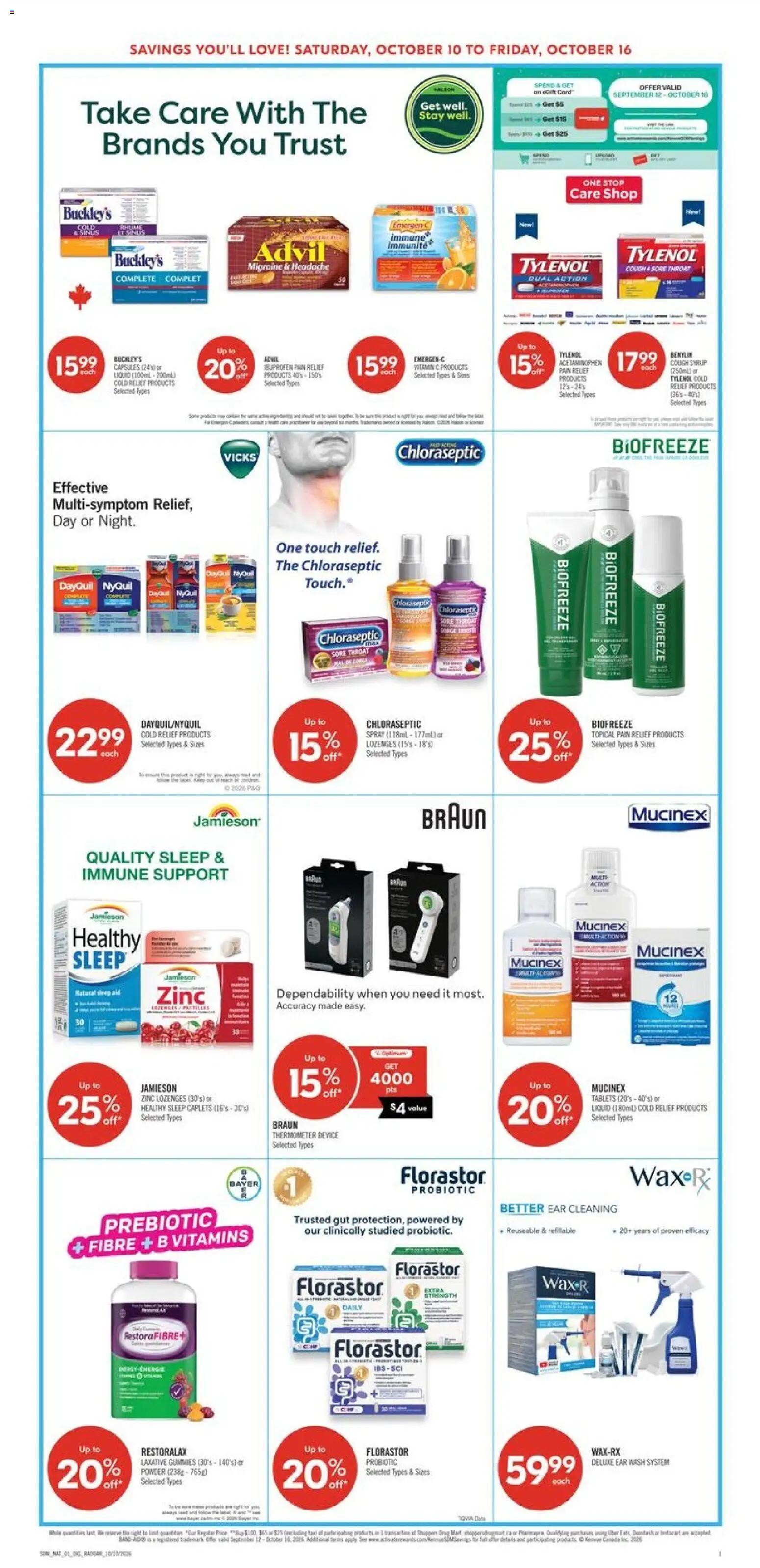 Shoppers weekly flyer / circulaire Flyer in Canada