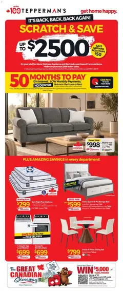 Teppermans Tepperman`s weekly flyer / circulaire
