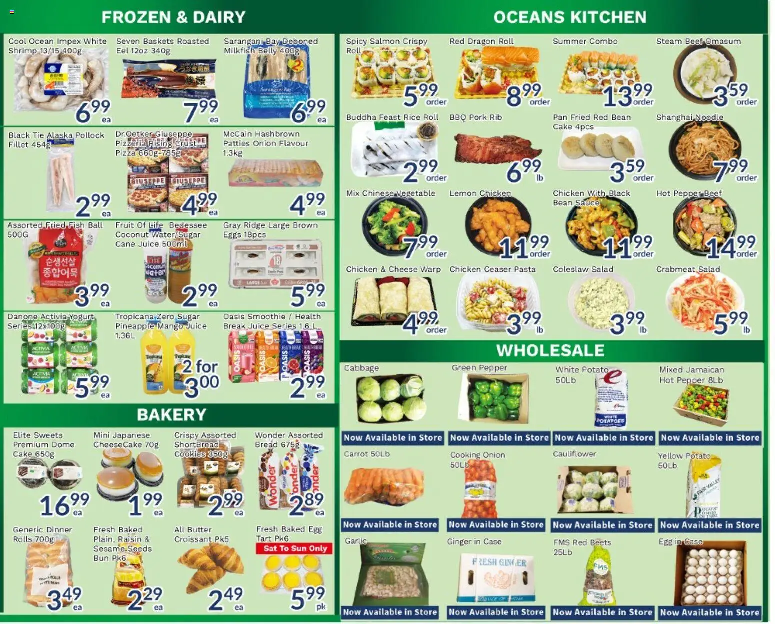 Oceans weekly flyer / circulaire Flyer in Canada