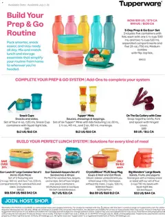 Tupperware Tupperware weekly flyer