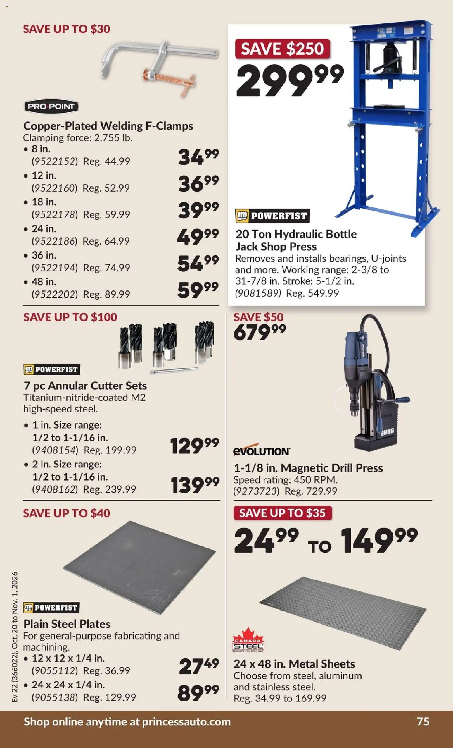 Princess Auto flyer - 2 Week Sale! Flyer in Canada