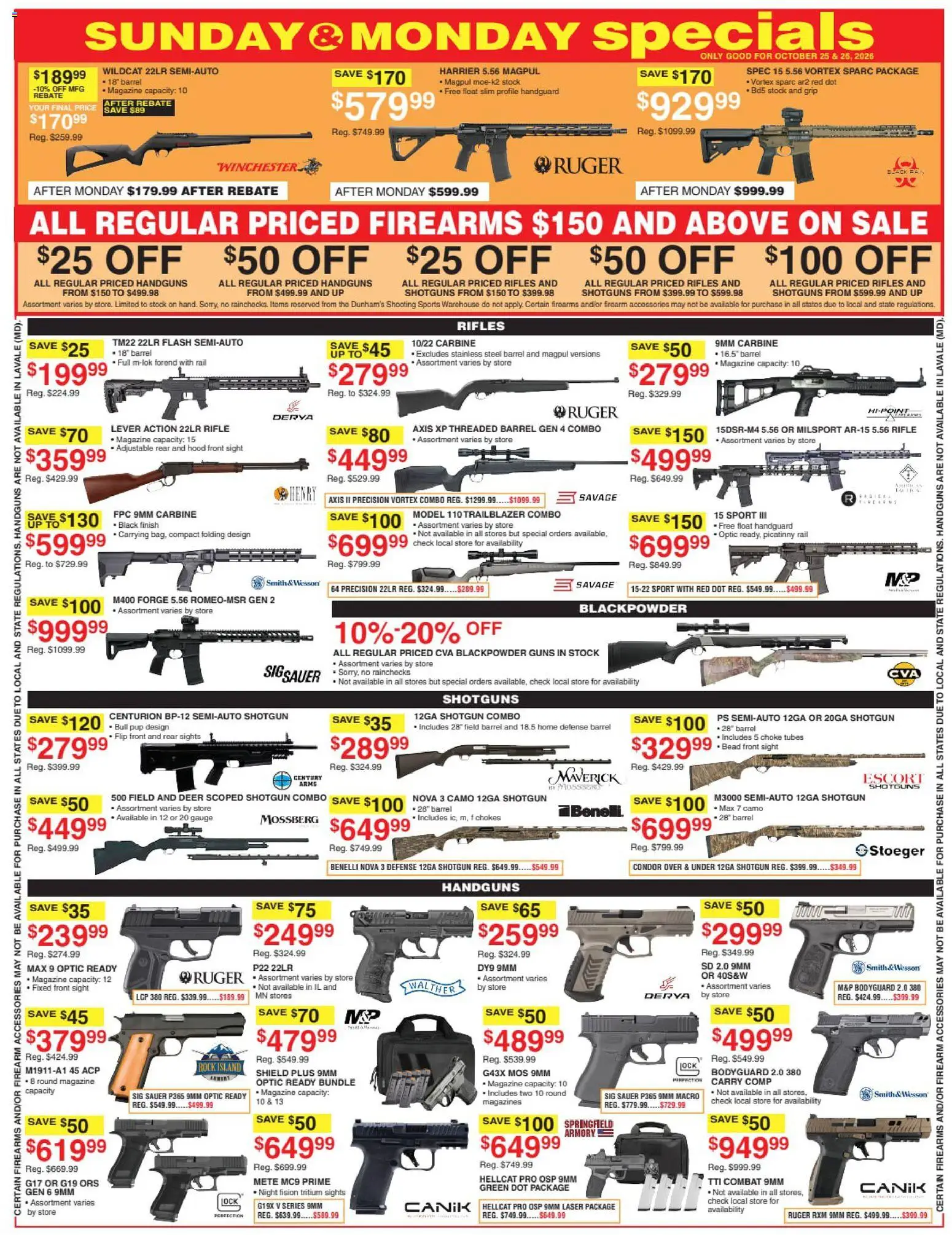 Dunham`s Sports Weekly Ad Weekly Ad in United States