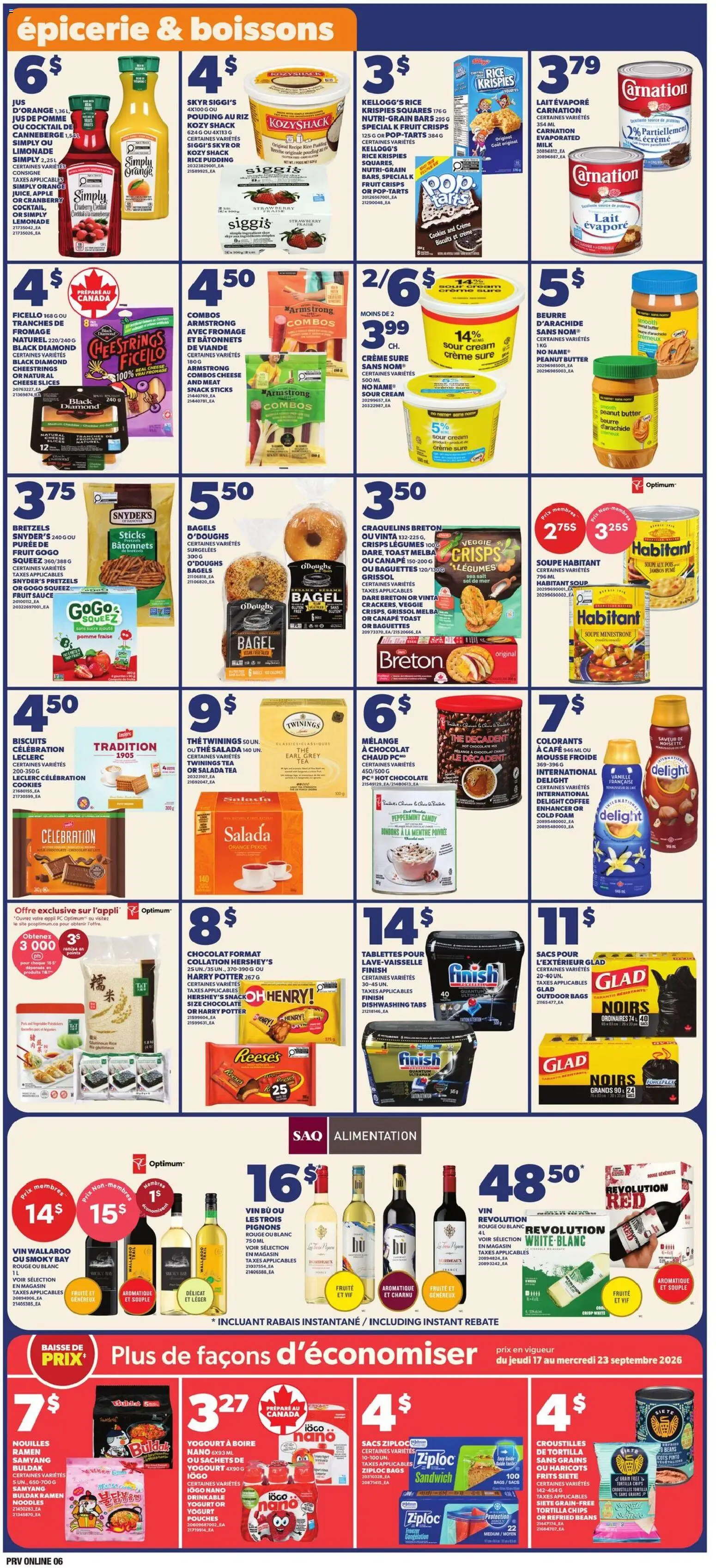 Provigo weekly flyer / circulaire Flyer in Canada