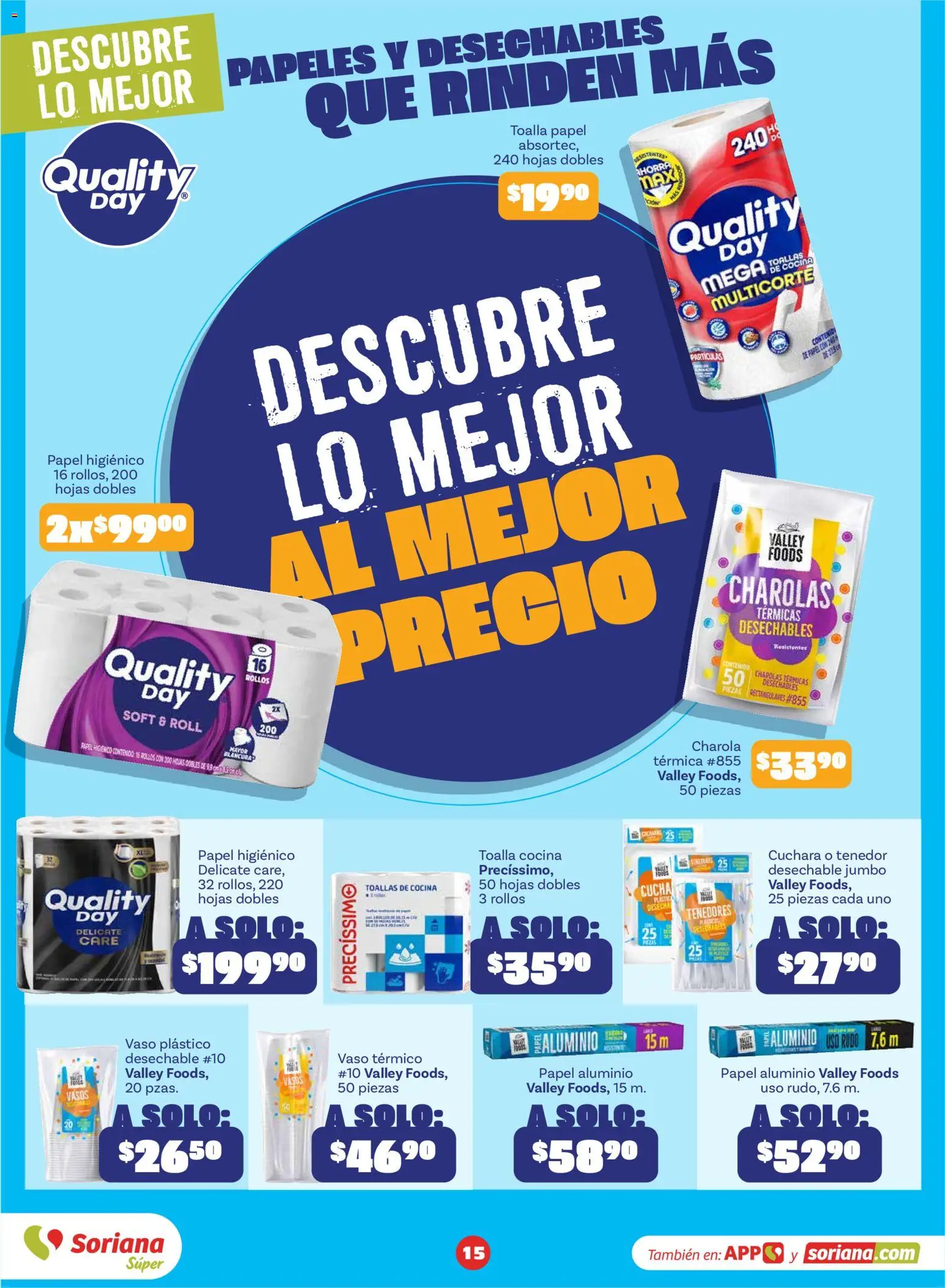 Soriana Descubre lo mejor al mejor precio Súper Nacional Folleto in México