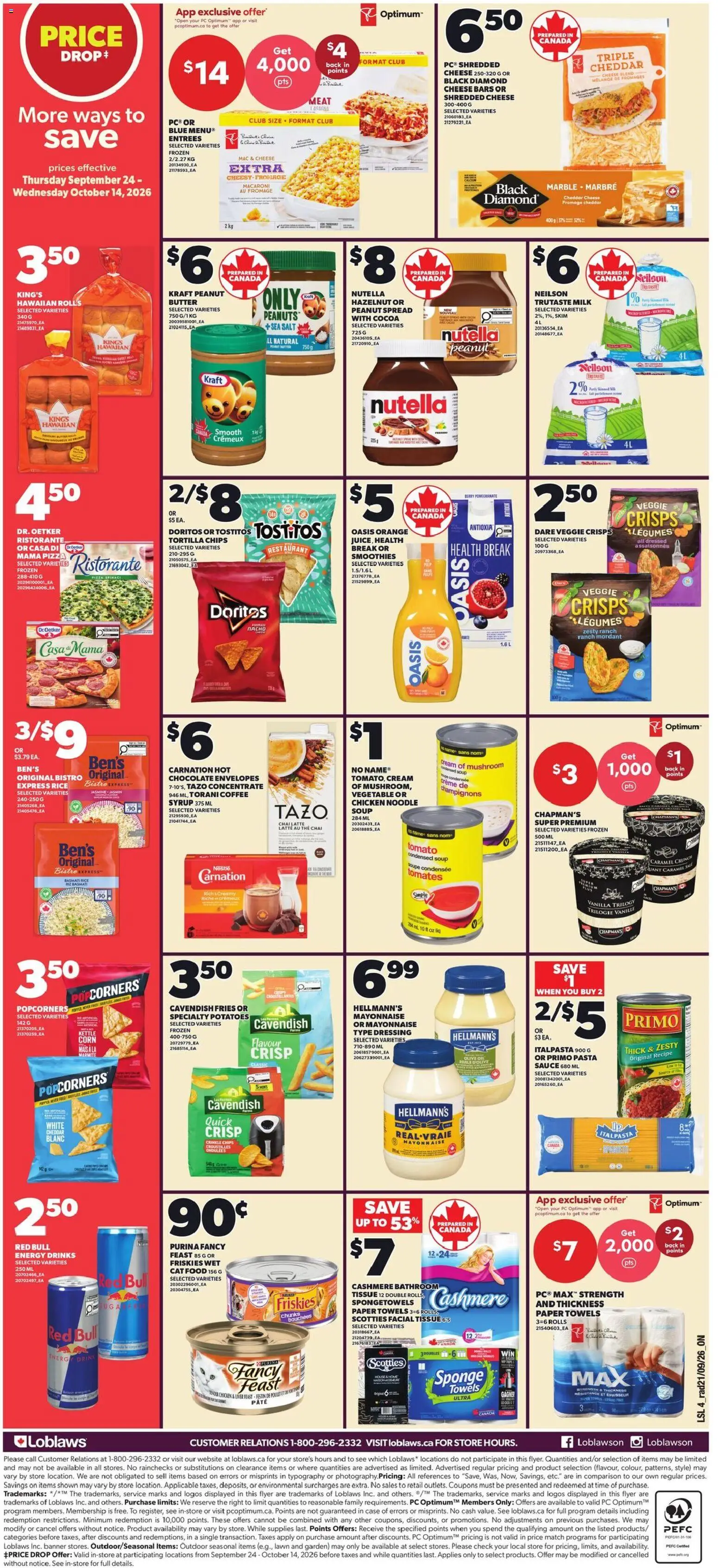 Loblaws weekly flyer / circulaire Flyer in Canada