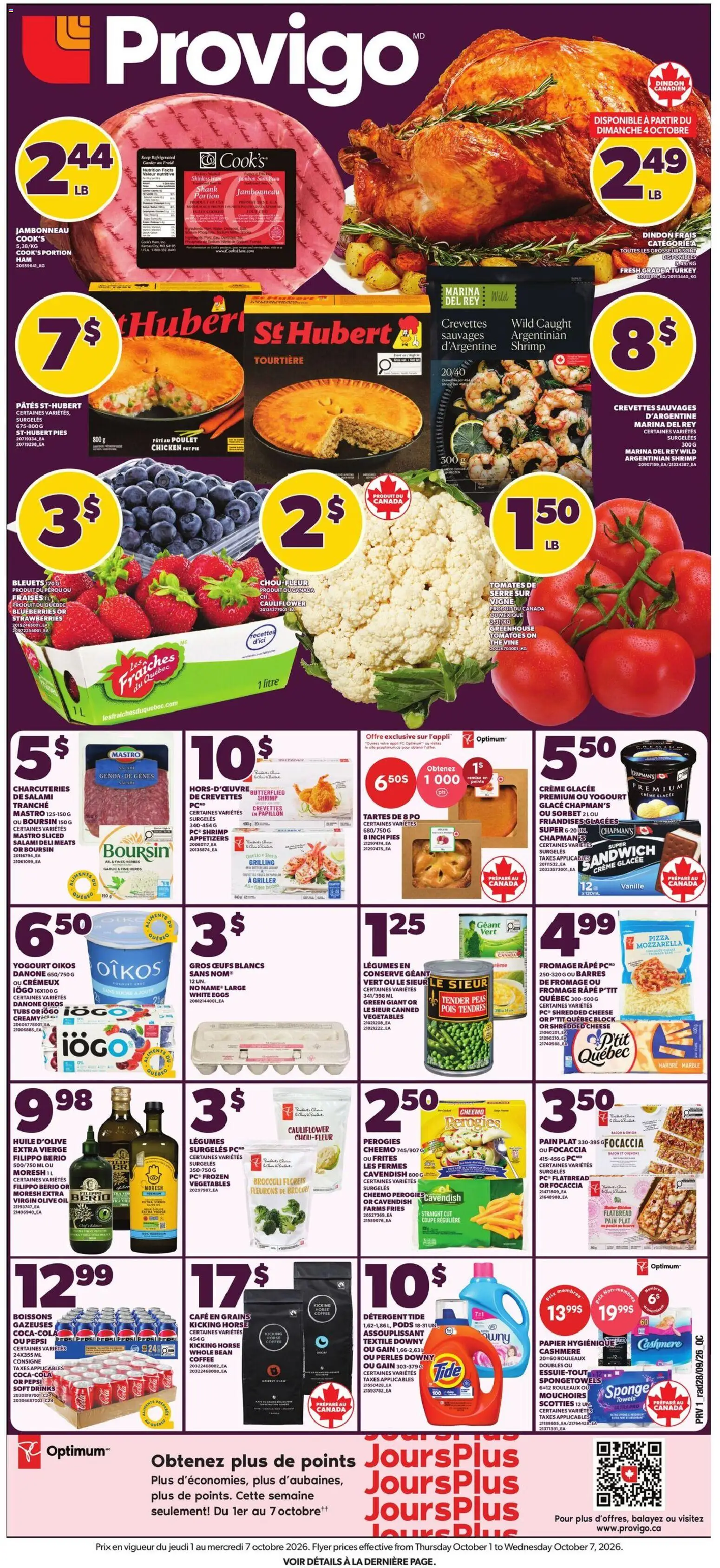 Provigo weekly flyer / circulaire Flyer in Canada