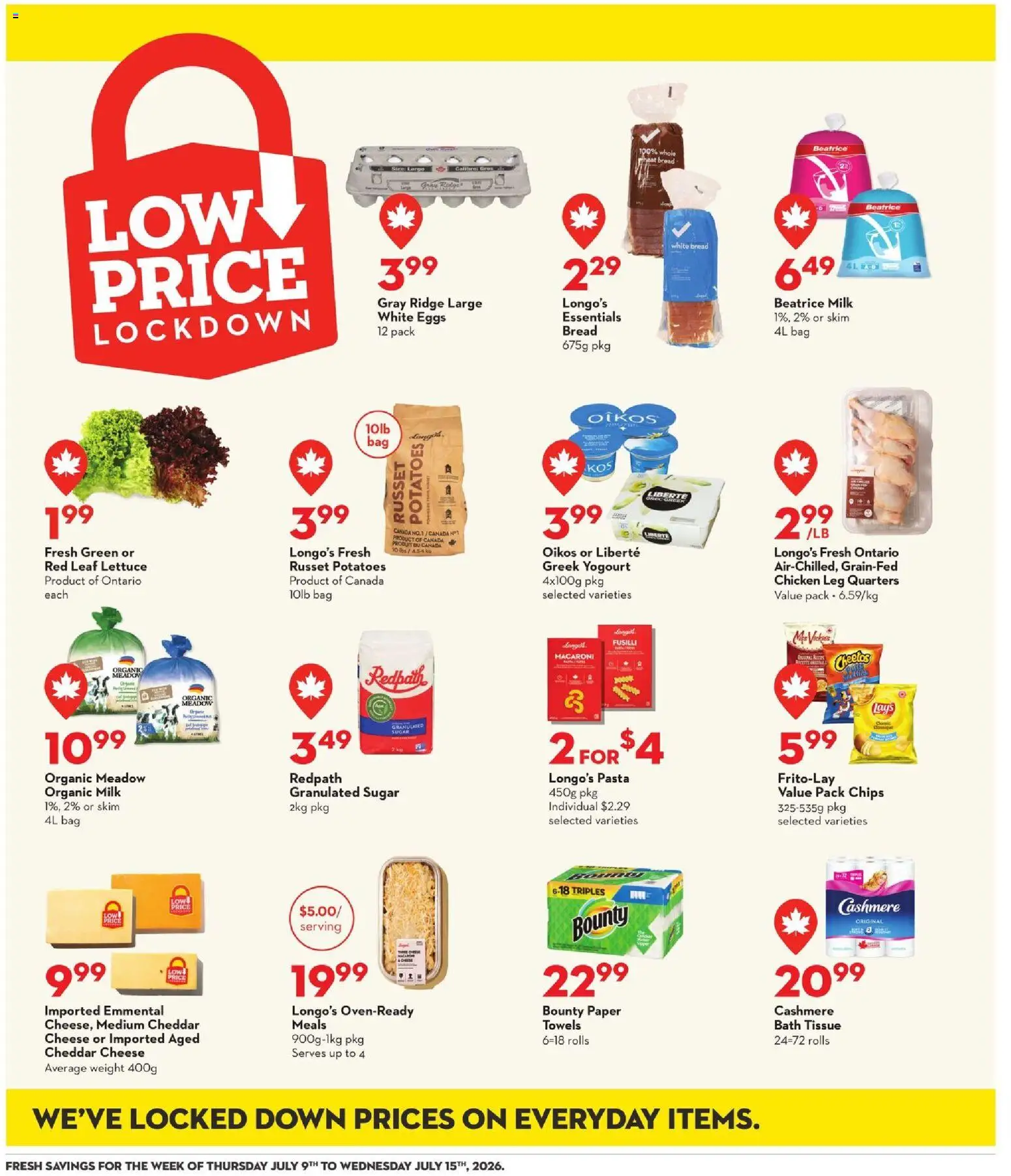 Longo's Flyer from Jul 9, 2026 - Unlock Huge Savings | Canada
